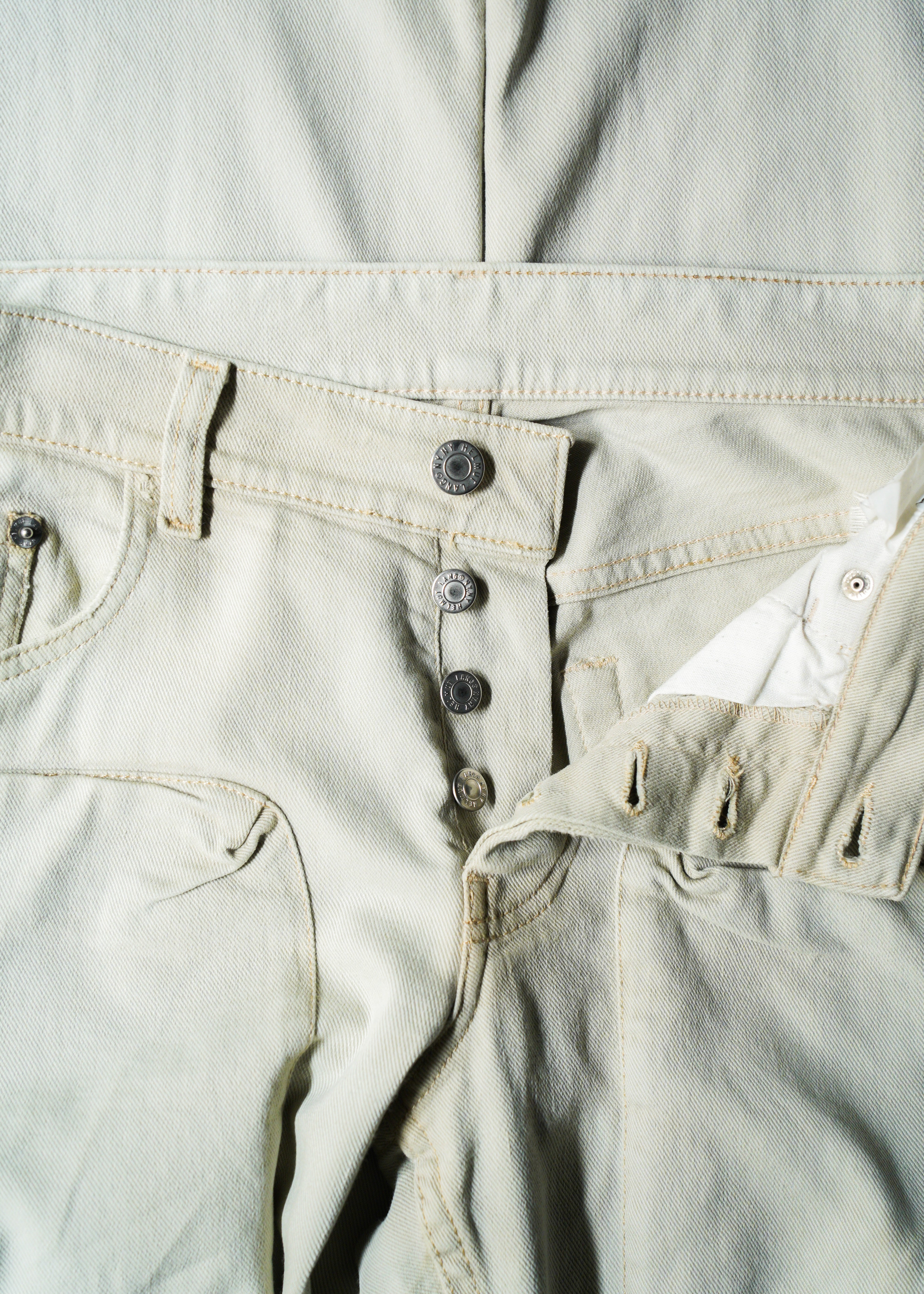 HELMUT LANG 04SS zip pocket classic cut denim