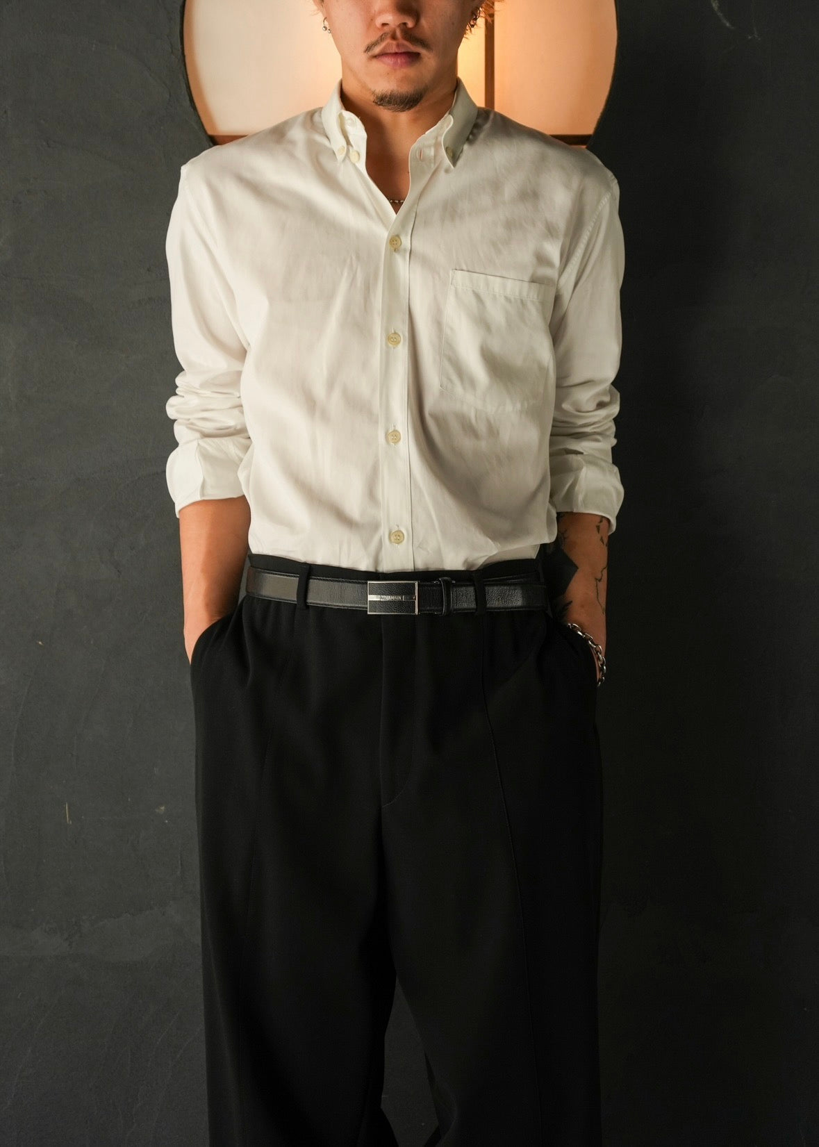 00’s HELMUT LANG button down cotton shirts