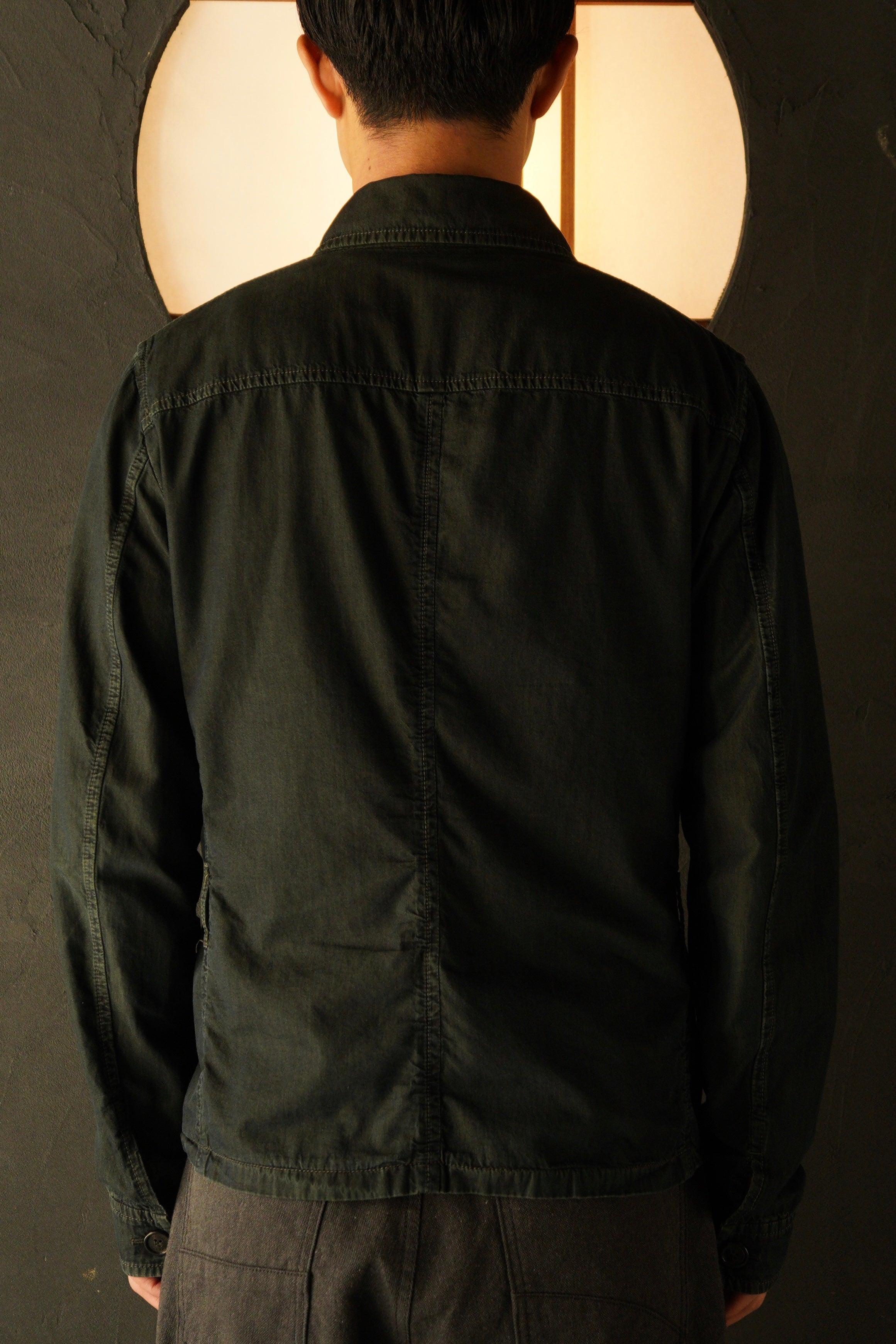 00's PRADA over dye drizzler jacket