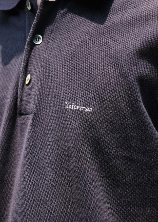 80’s- Y's for men 3 button polo shirt
