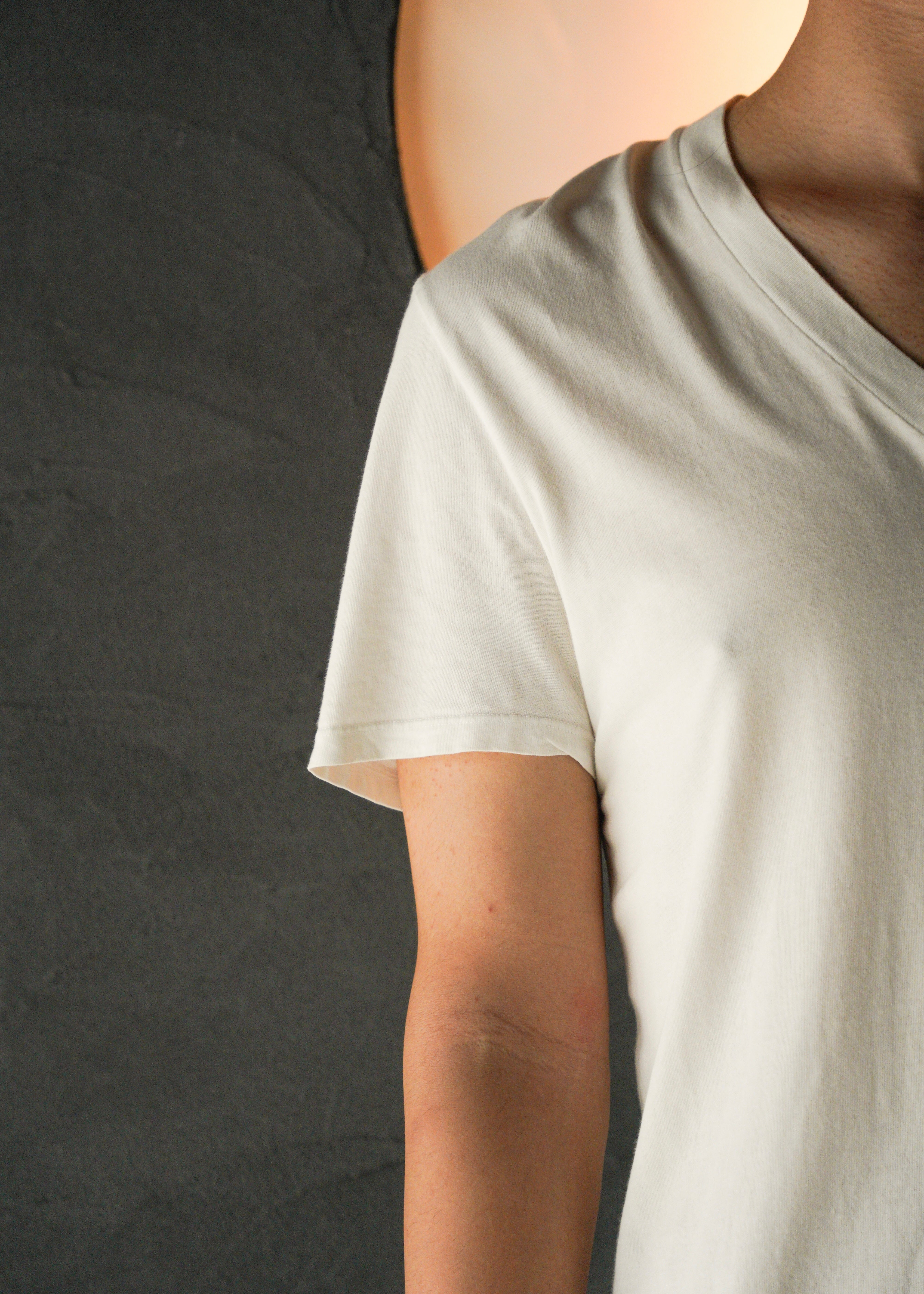 Maison Martin Margiela 2010SS v neck cotton t-shirt