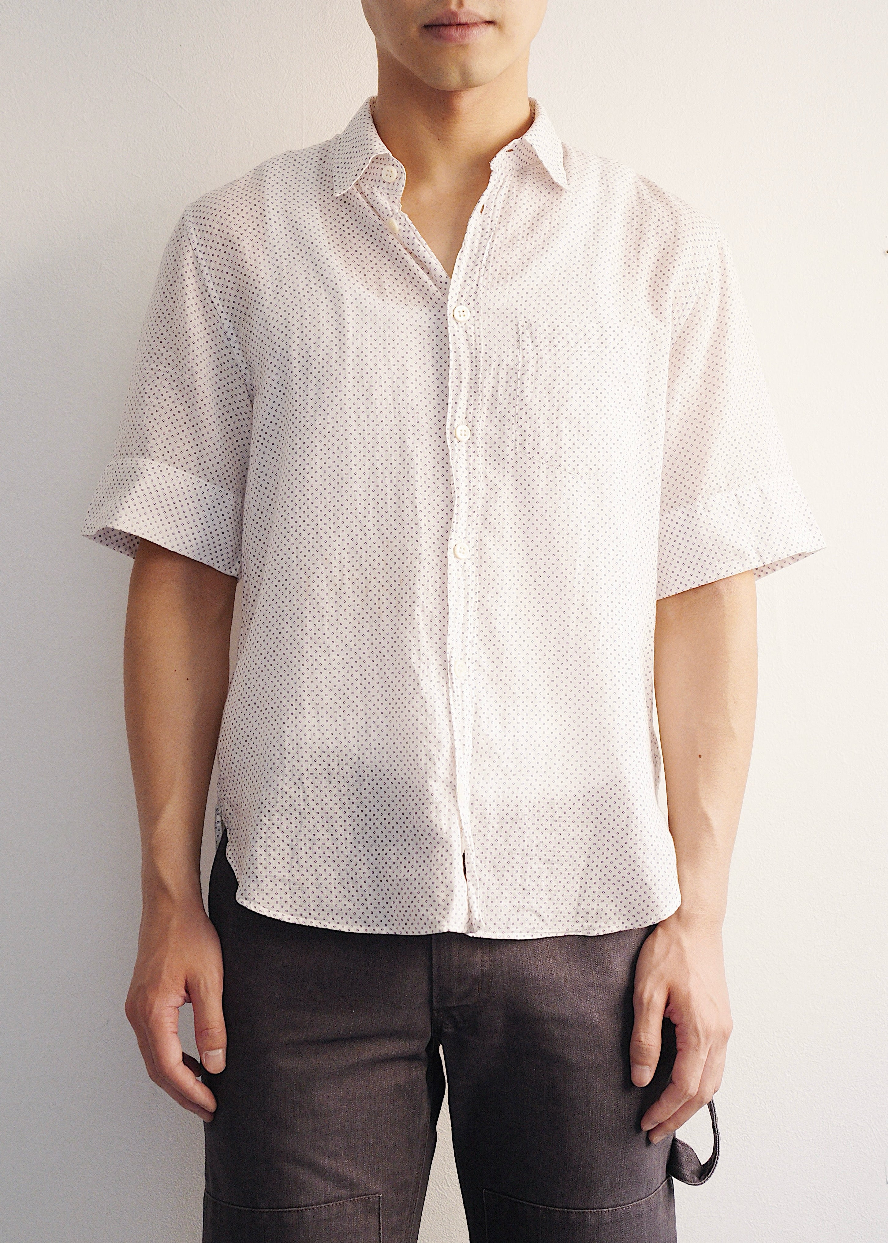 00's MARC JACOBS cotton dot shirt