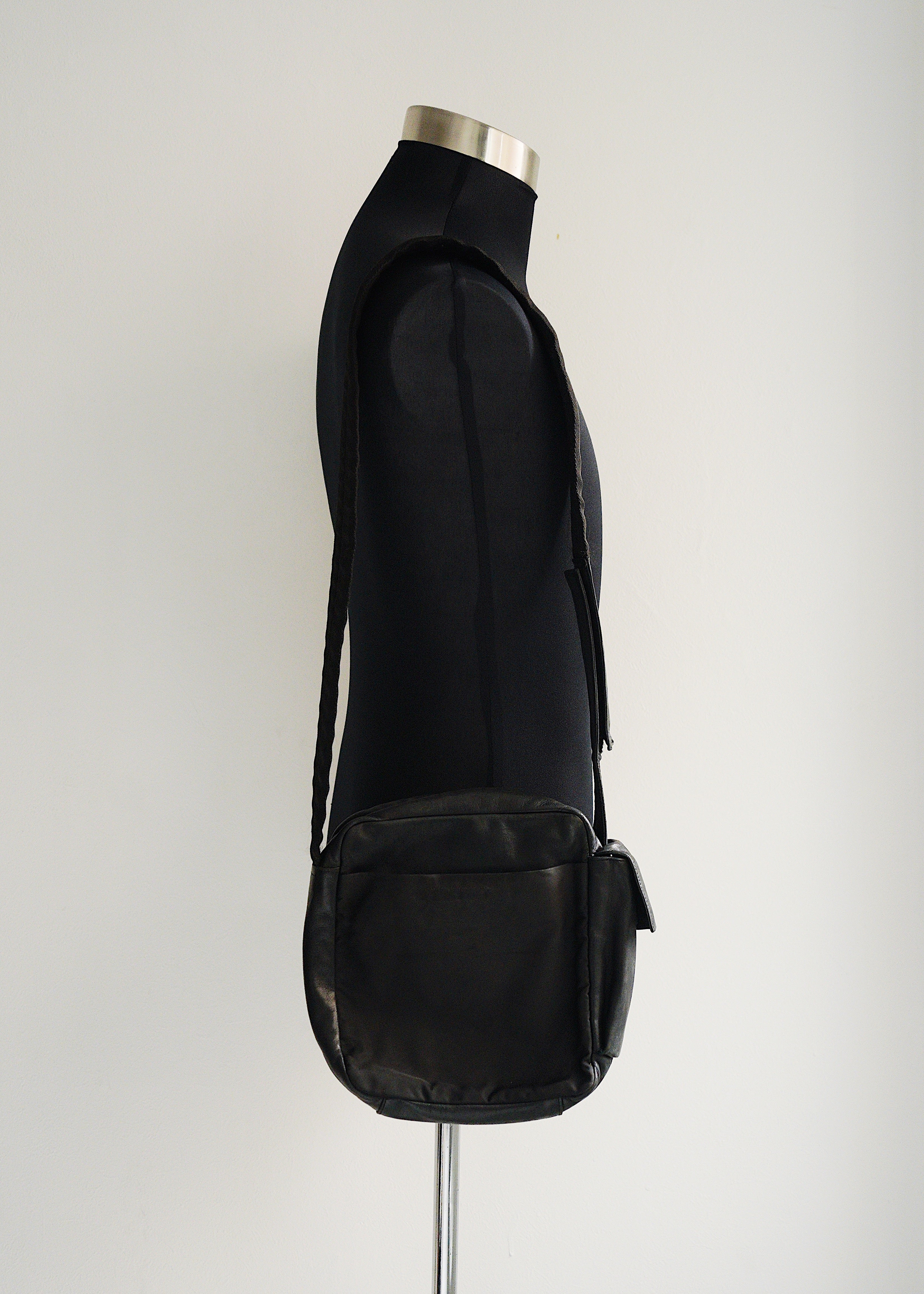 90's PRADA nylon leather shoulder bag