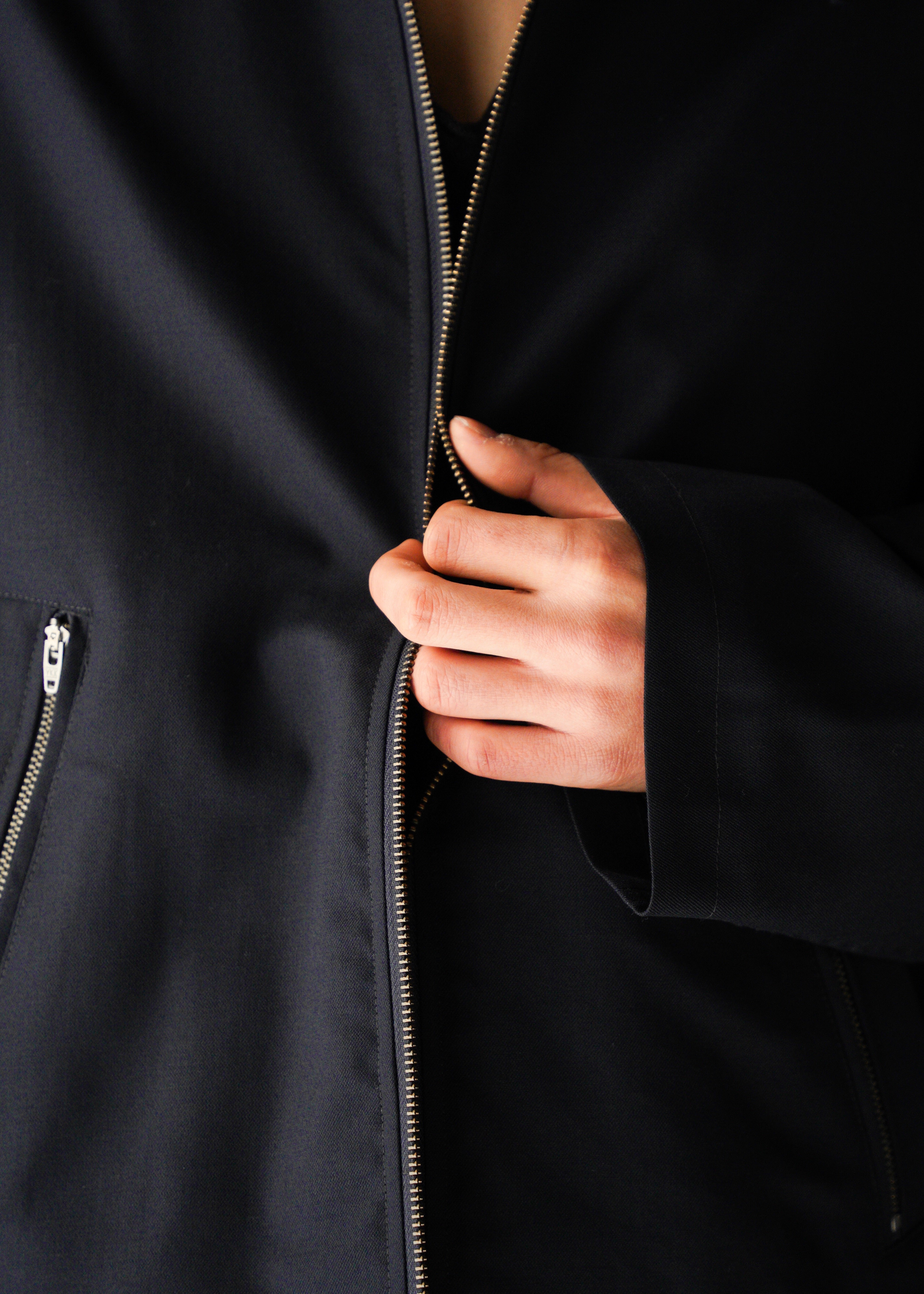 SHOOP 26SS EVERYDAY ZIPPER JACKET / Dark Navy