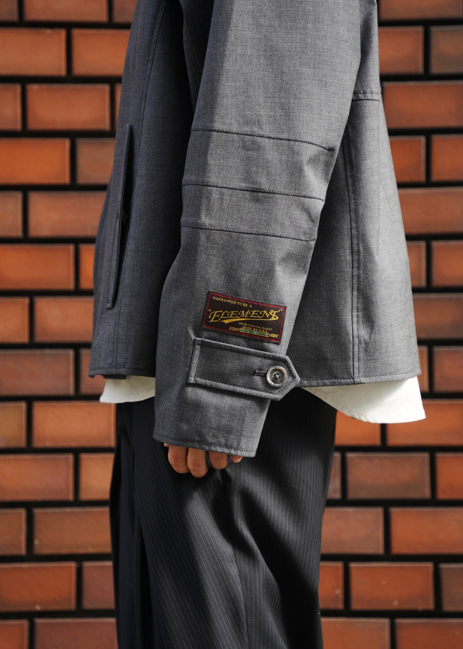 D.Nart.Ampta 25AW round cut short trench coat