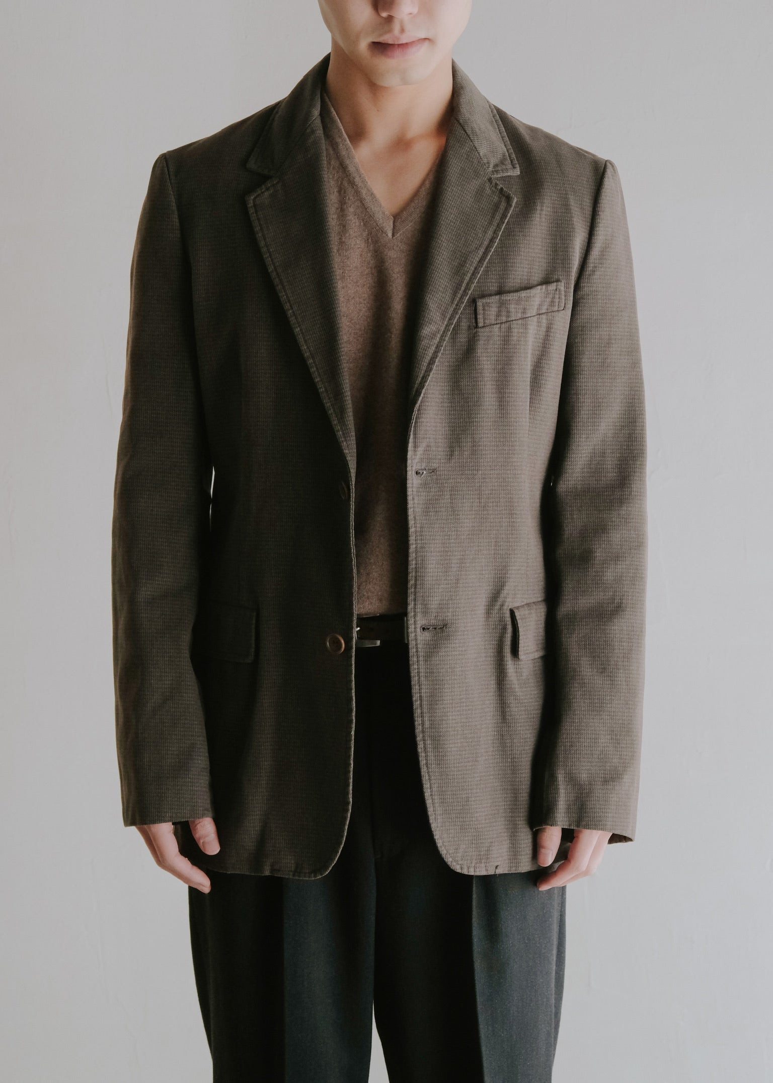 hussein chalayan 2B paneling tailored jacket
