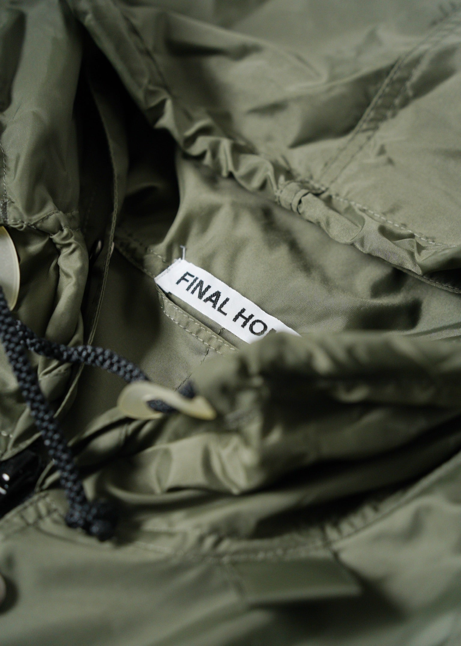 FINAL HOMME gimmick multiple zips nylon jacket