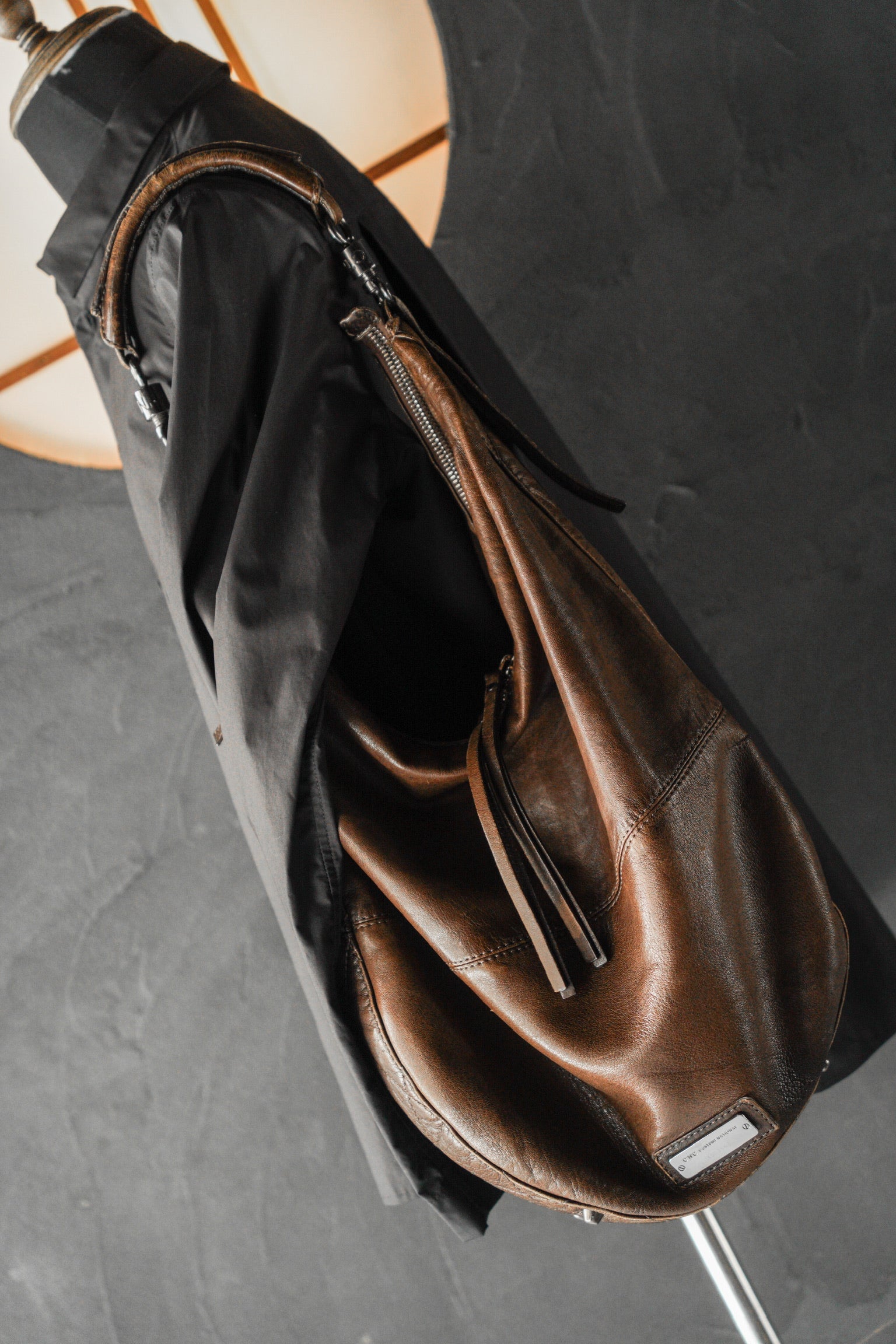 00's- C’N’C CoSTUME NATIONAL leather hobo bag