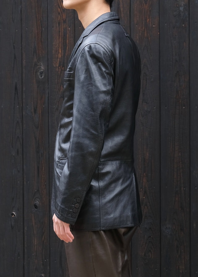 90's Jean Paul GAURTIER HOMME sheepskin 4B tailored jacket