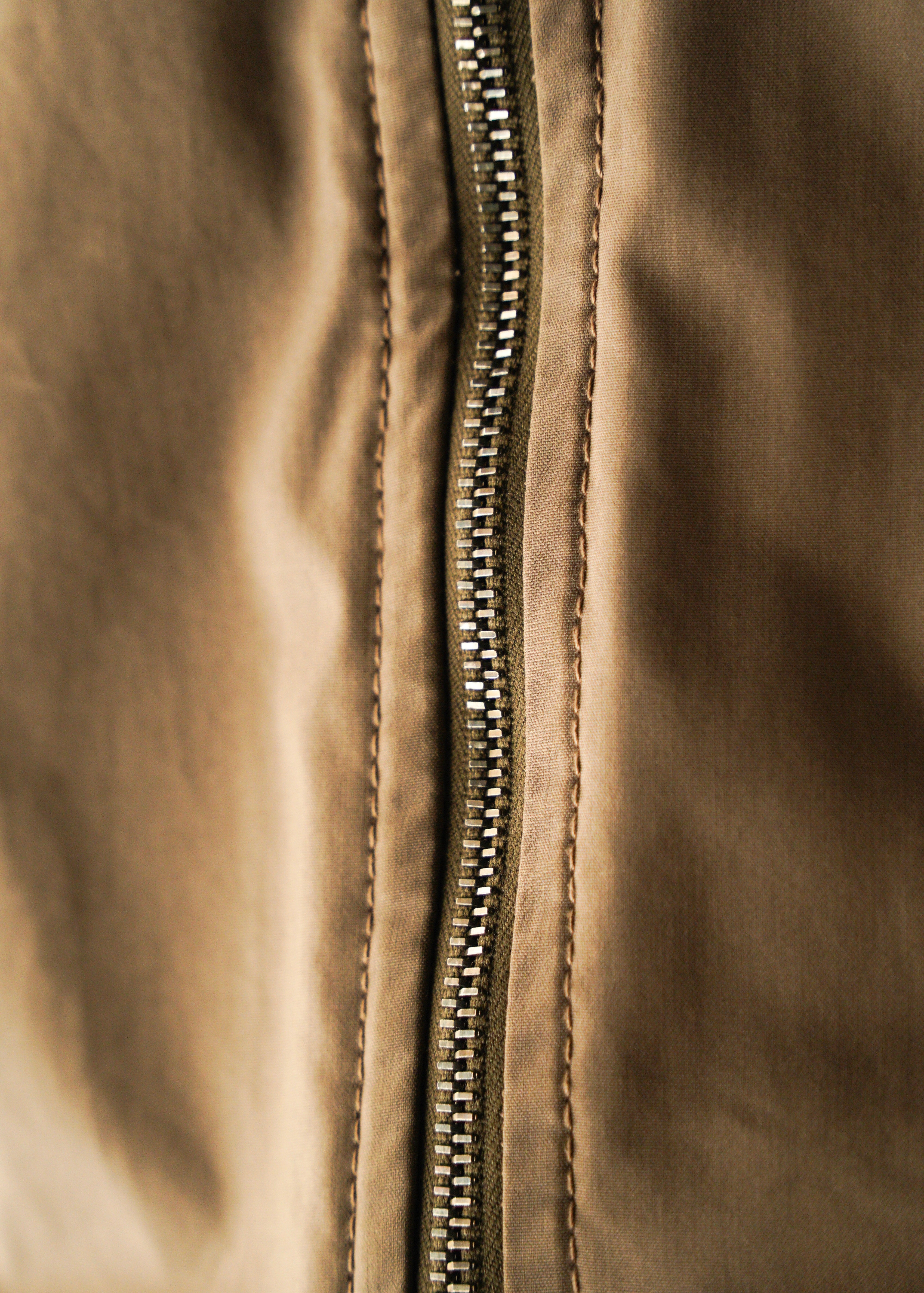 PRADA 2010 zip up nylon blend cotton blouson