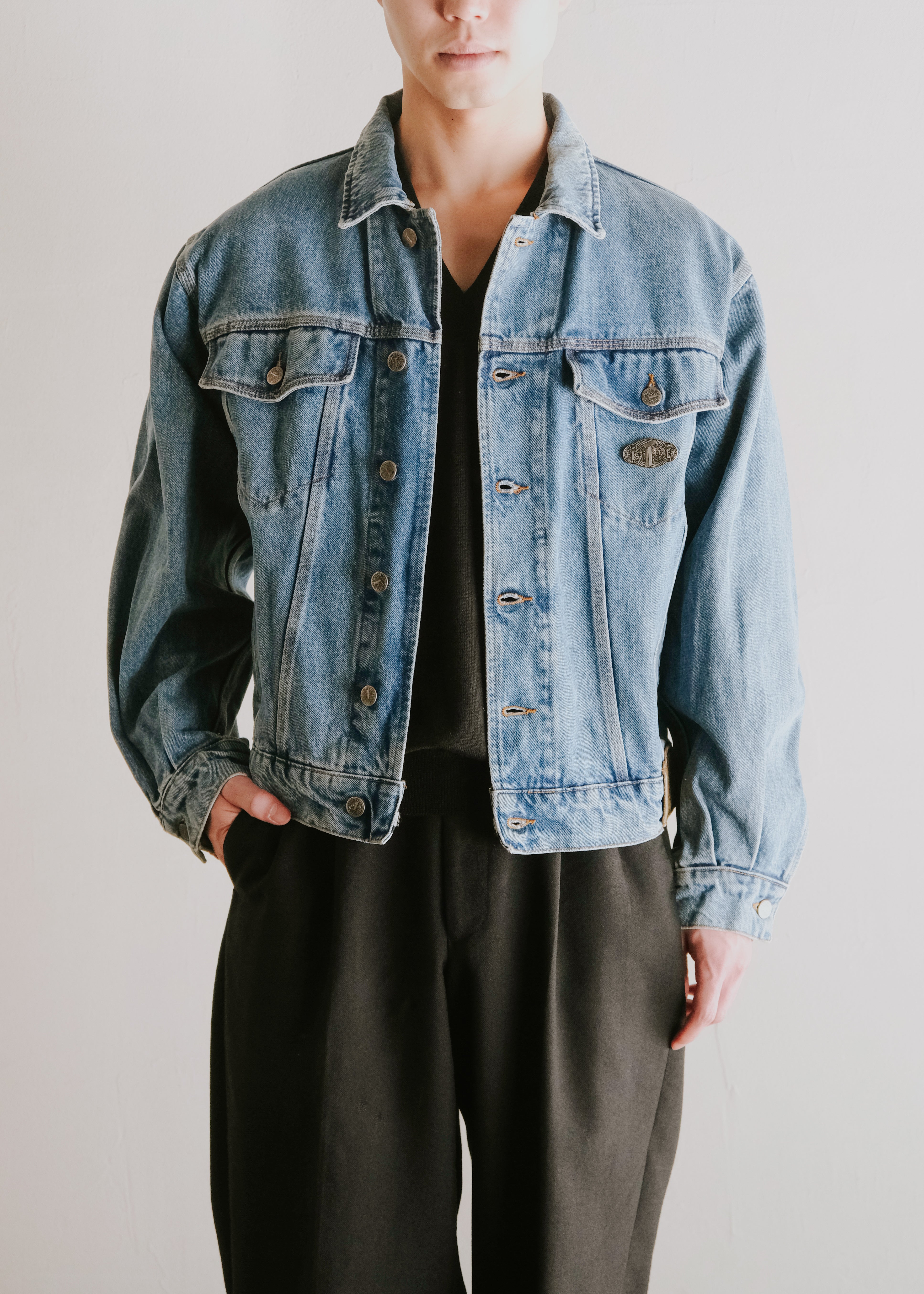 FERRE JEANS フェレジーンズ 90年代 デニム トラッカージャケット Gジャン 古着 ヴィンテージ メンズ