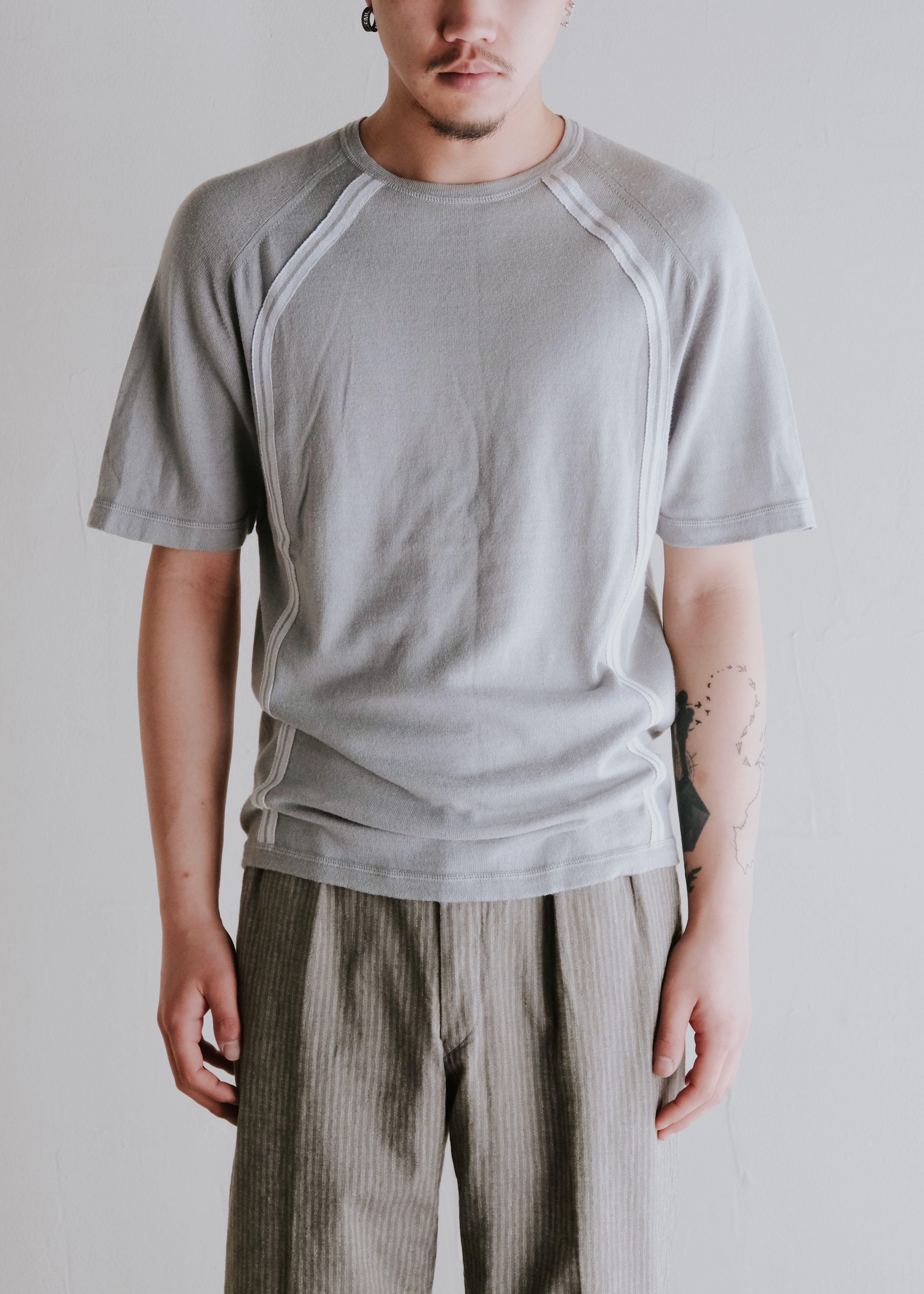 00's JIL SANDER raglan sleeve knit T shirt