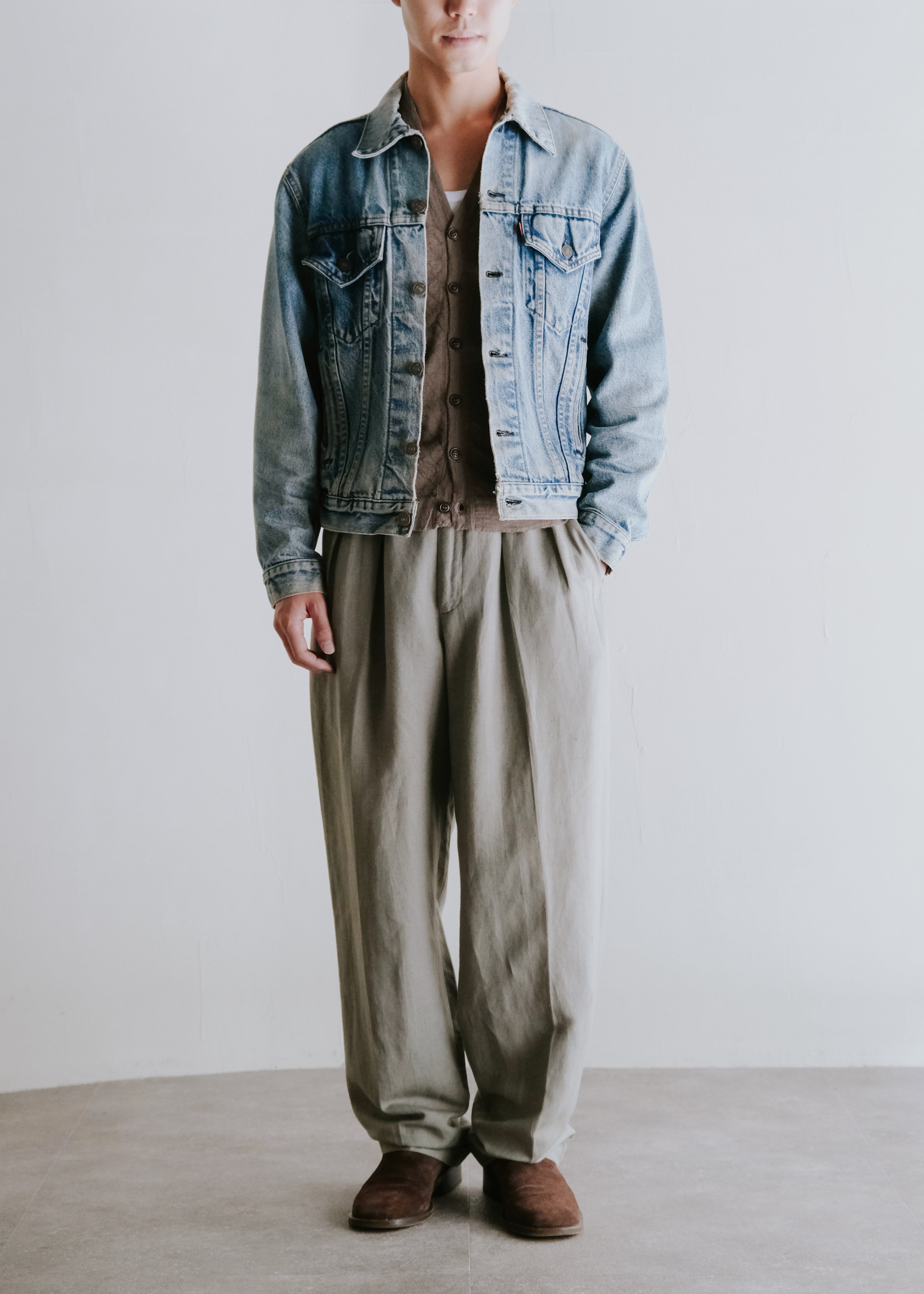 00-10's C.P. COMPANY alpaca wool knit cardigan