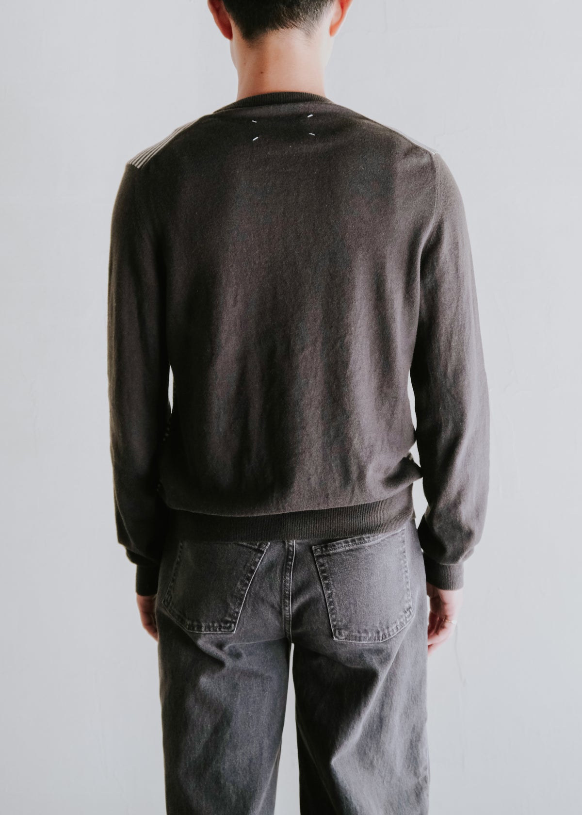 Martin Margiela マルタンマルジェラ 09SS ストライプ ニット カーディガン メンズ