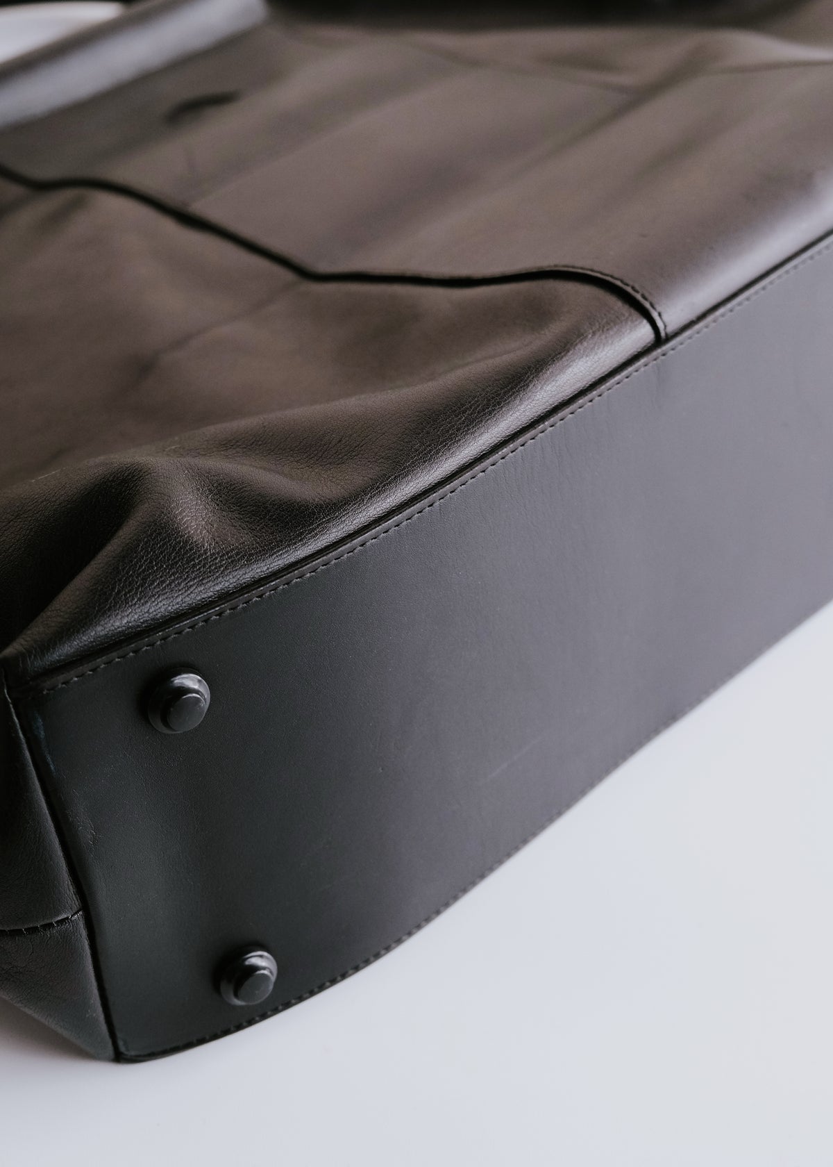 Mila Schon leather boston bag