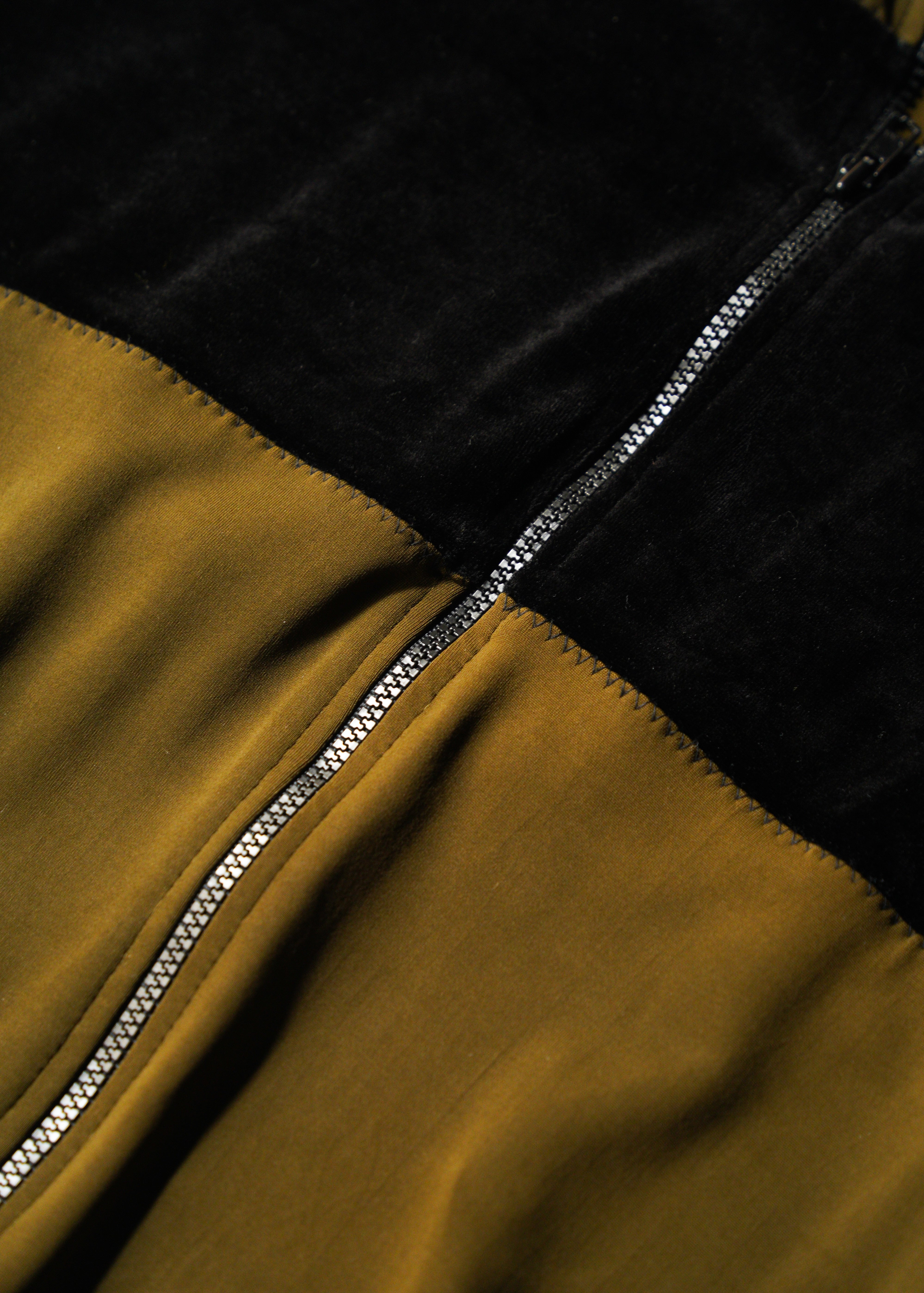 90-00’s Jean Paul Gaultier switching velour zip up jacket