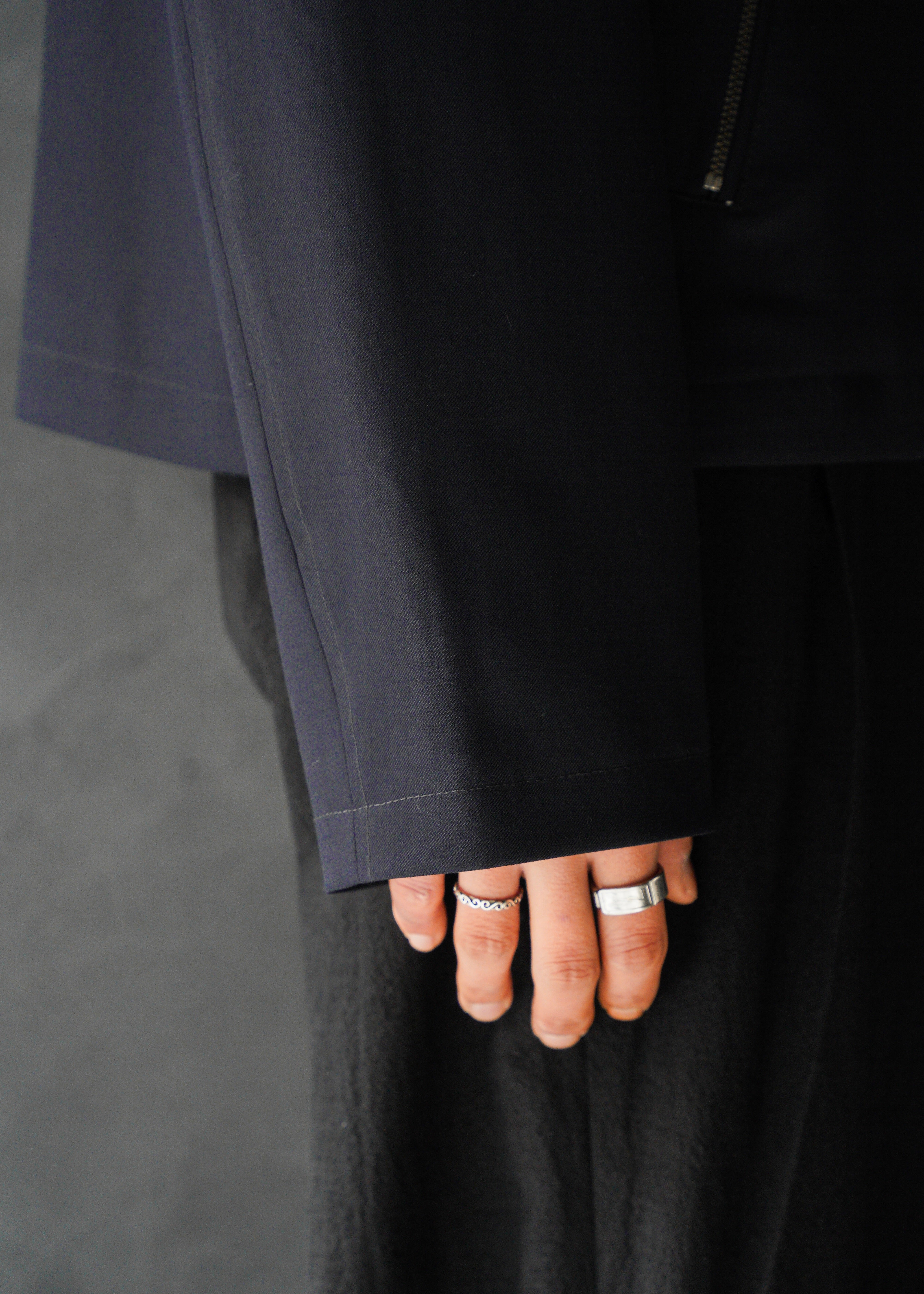 SHOOP 26SS EVERYDAY ZIPPER JACKET / Dark Navy