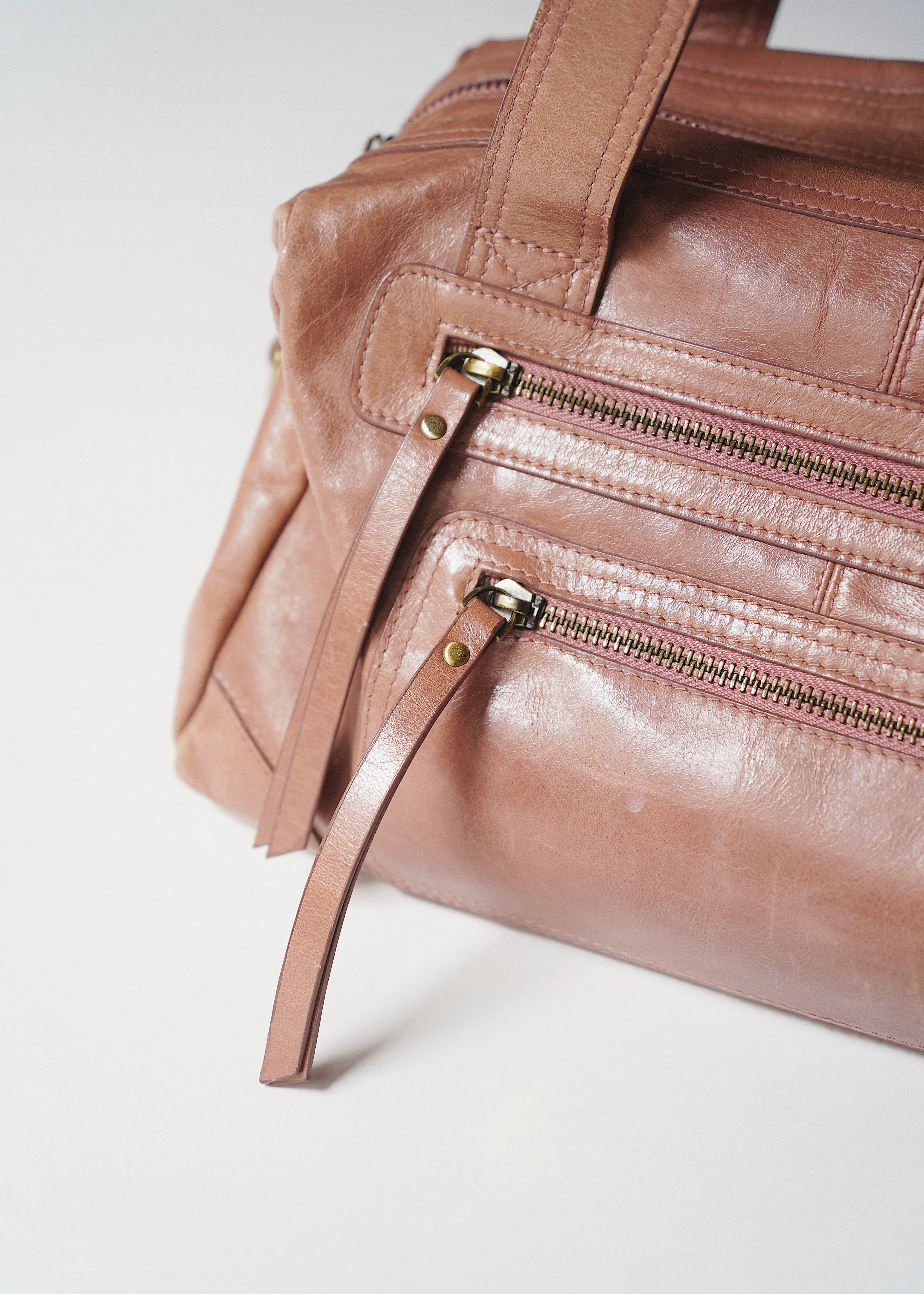00's BALENCIAGA leather boston bag