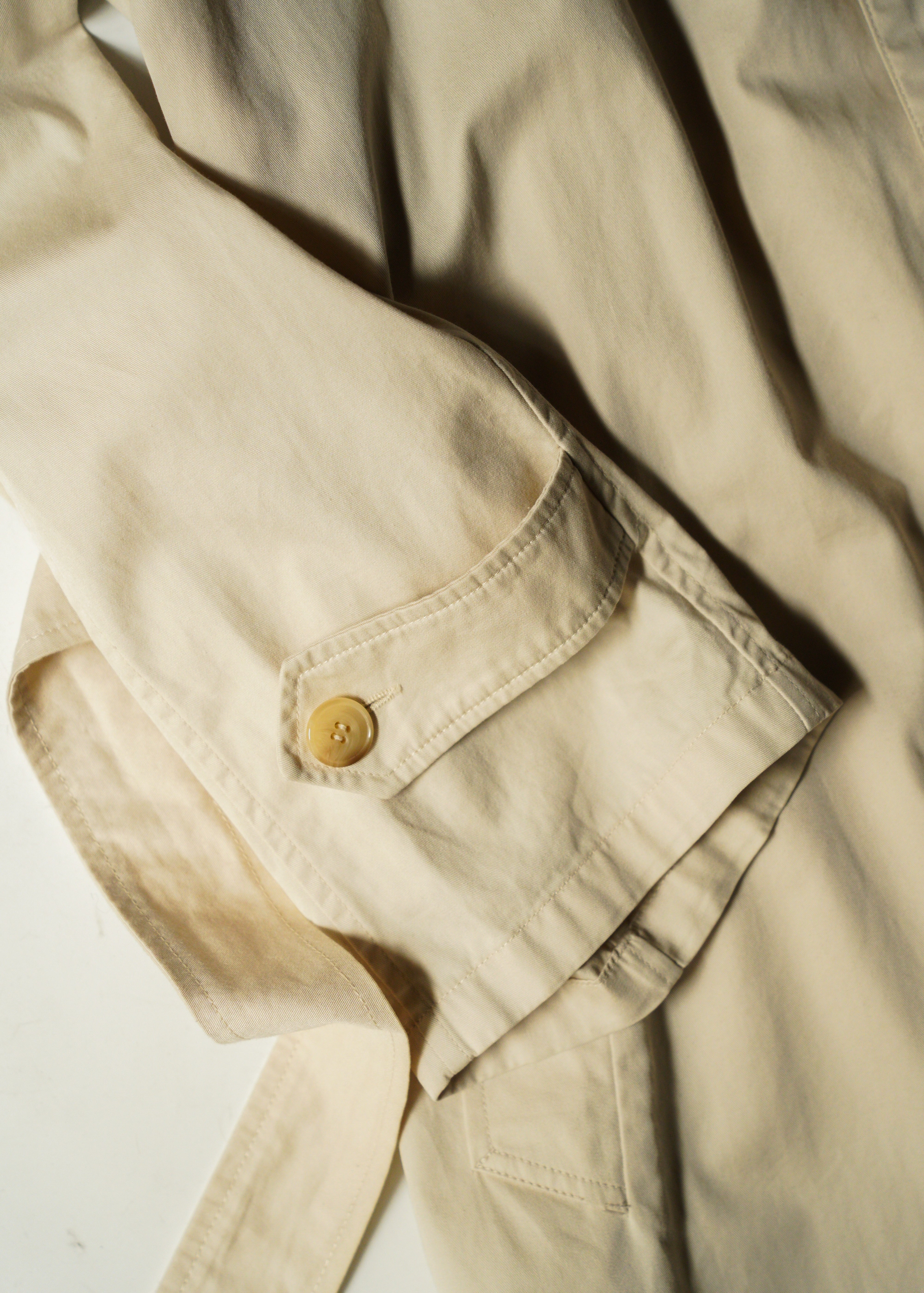 90's agnes b. homme fly front balmacaan coat