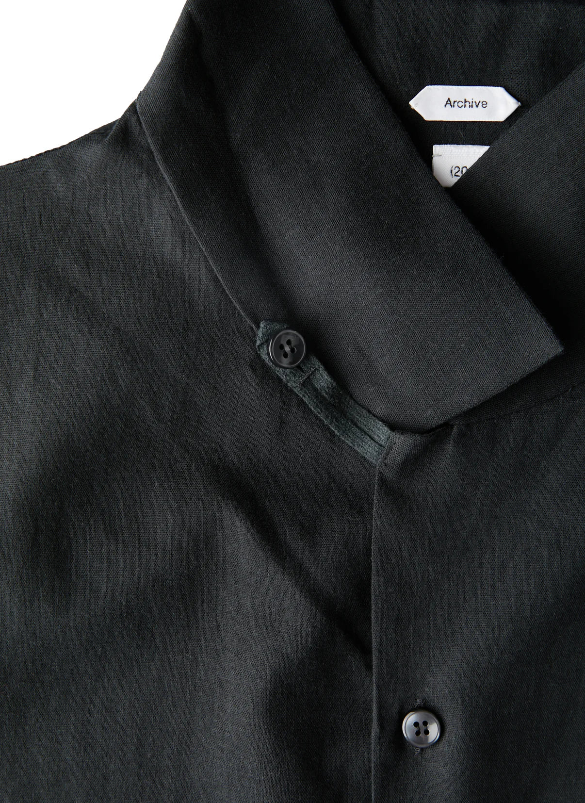 POST ARCHIVE FACTION 26SS Vacation Shirt /Black