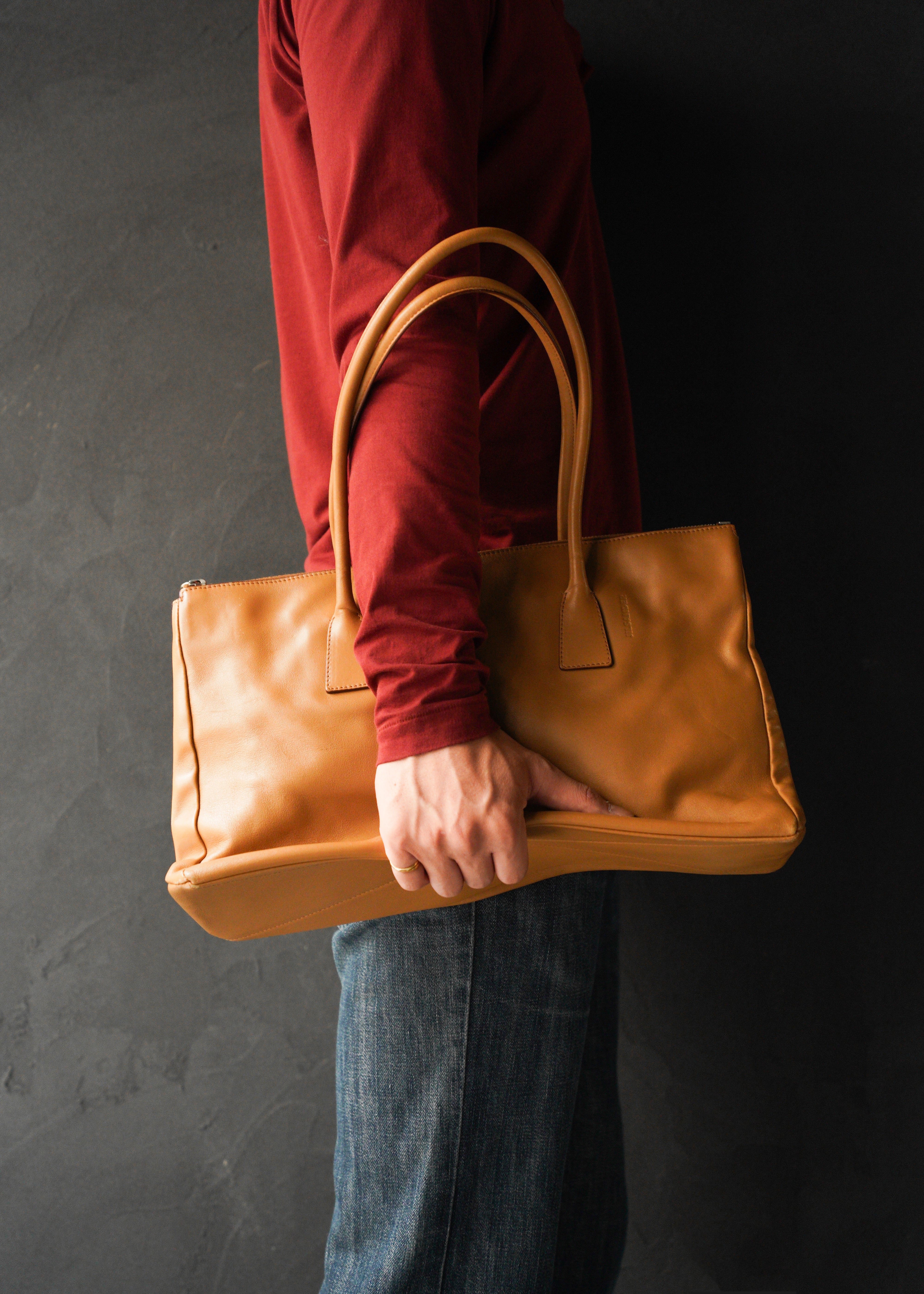 JIL SANDER leather hand bag