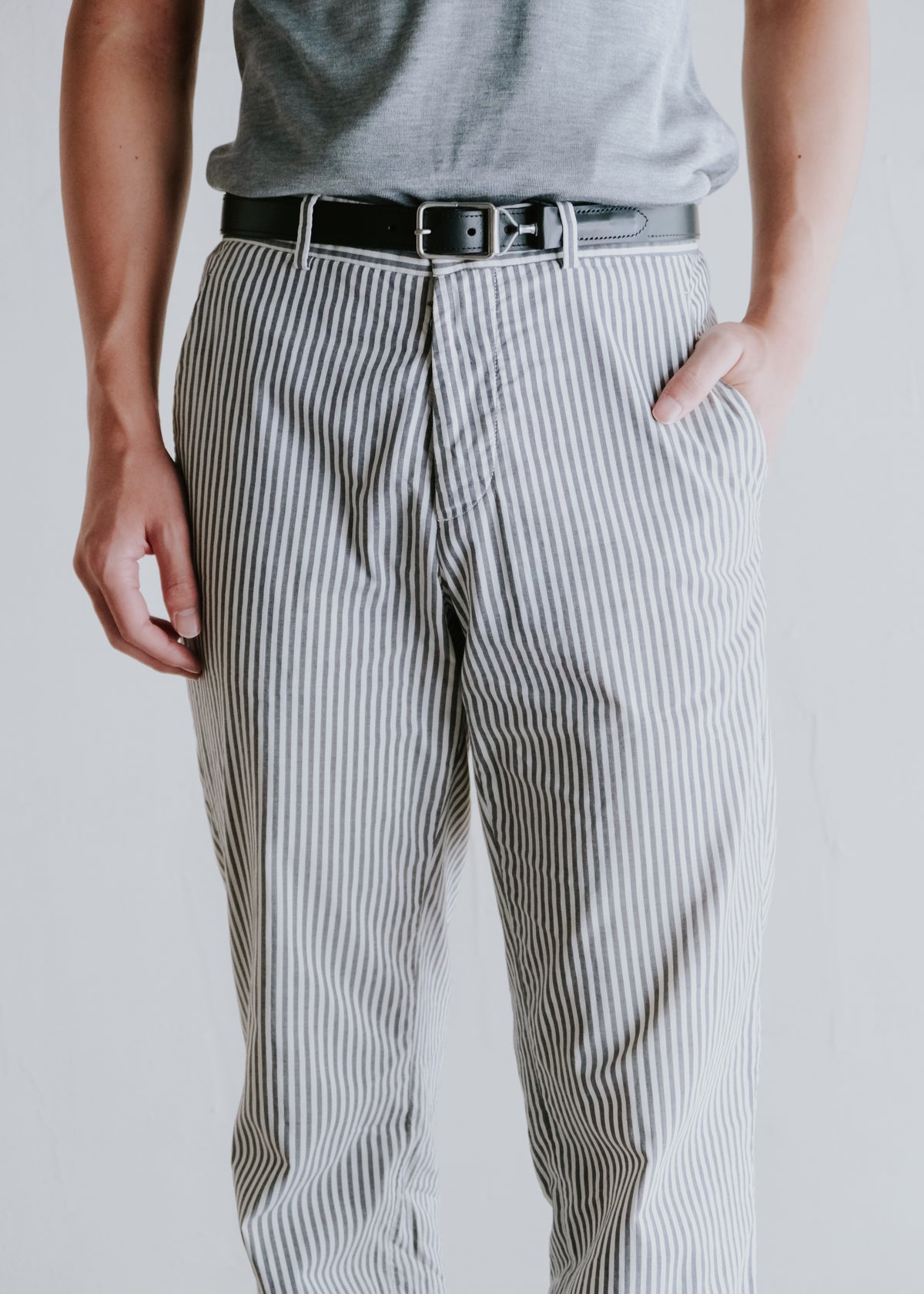 Maison Martin Margiela 12SS cotton straight trousers