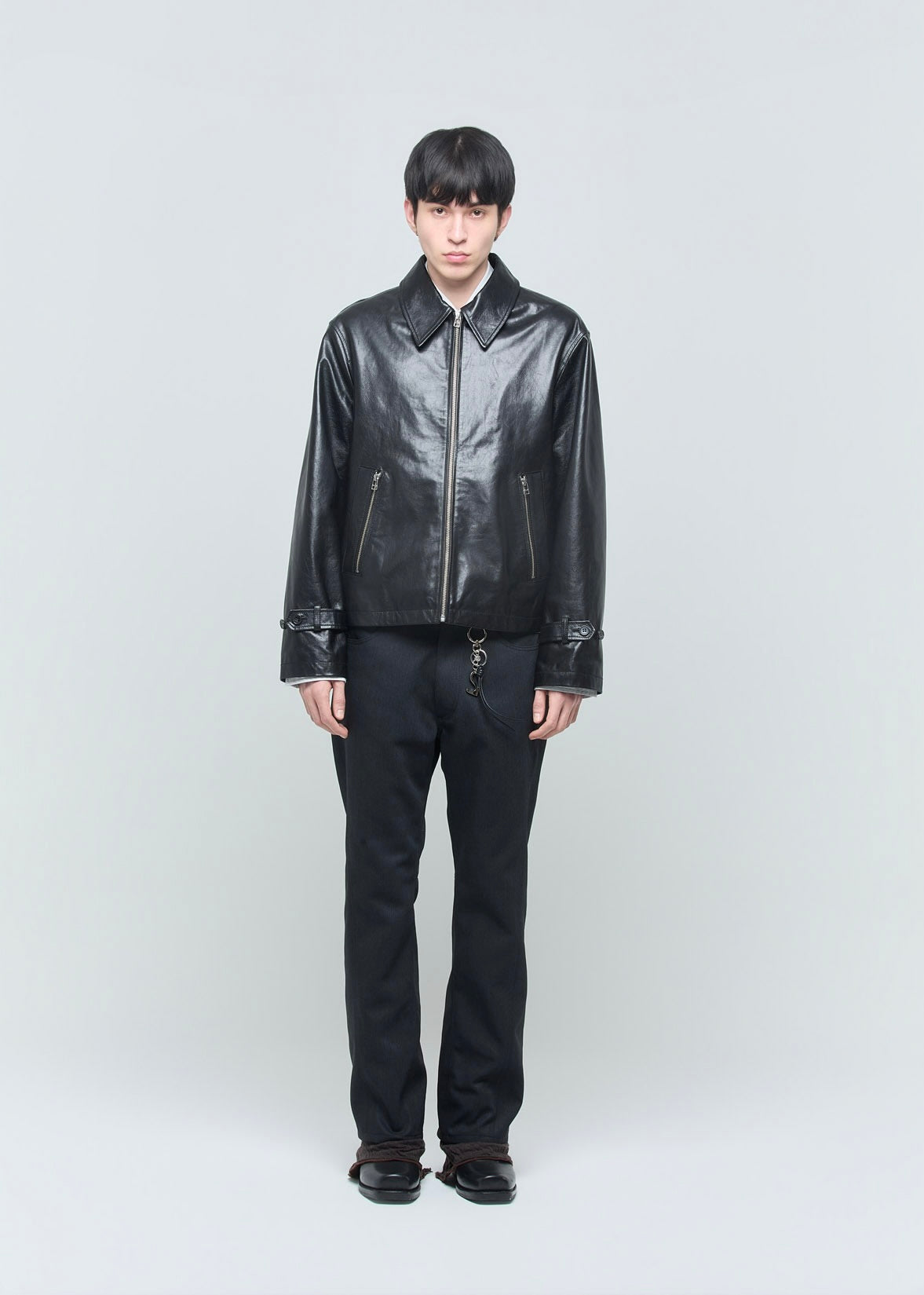 SHOOP 26AW EVERYDAY LEATHER JACKET / Black