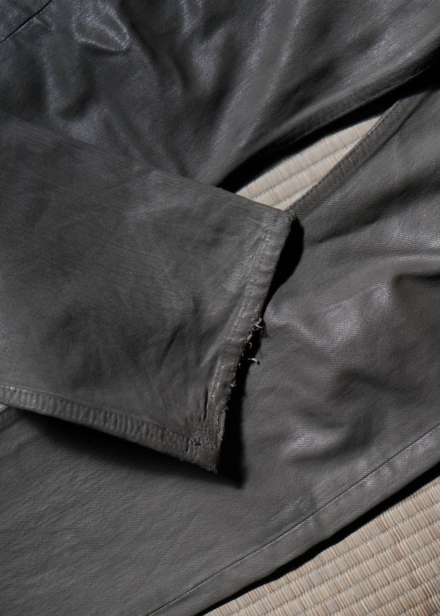 Martin Margiela 00AW artisanal coating straight jeans
