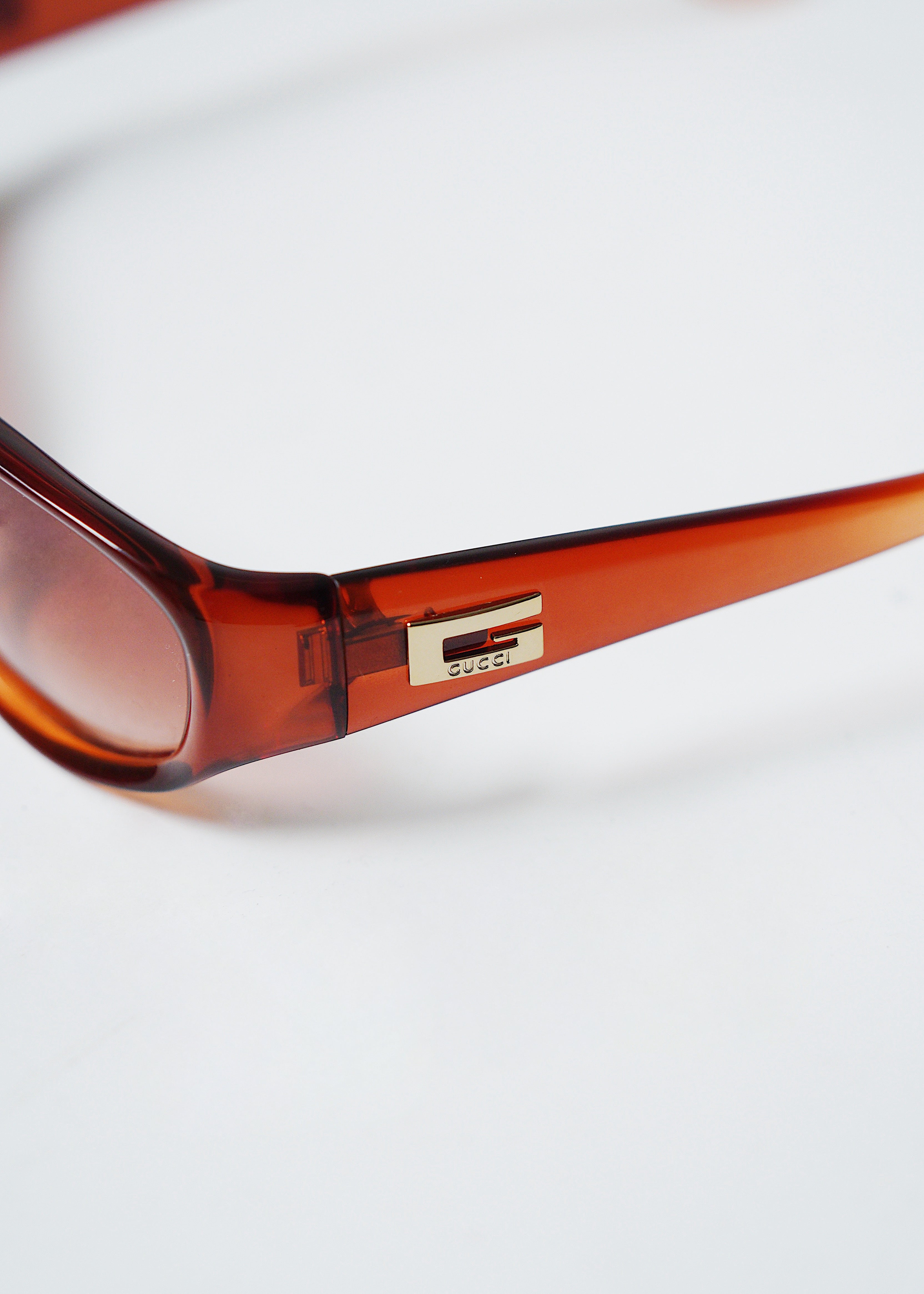GUCCI 00SS clear frame sunglasses