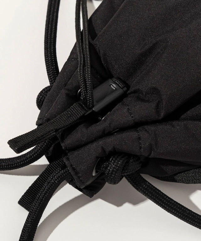 PHENIX COLLECTION TYPE P-003 drawstring shoulder bag / Black