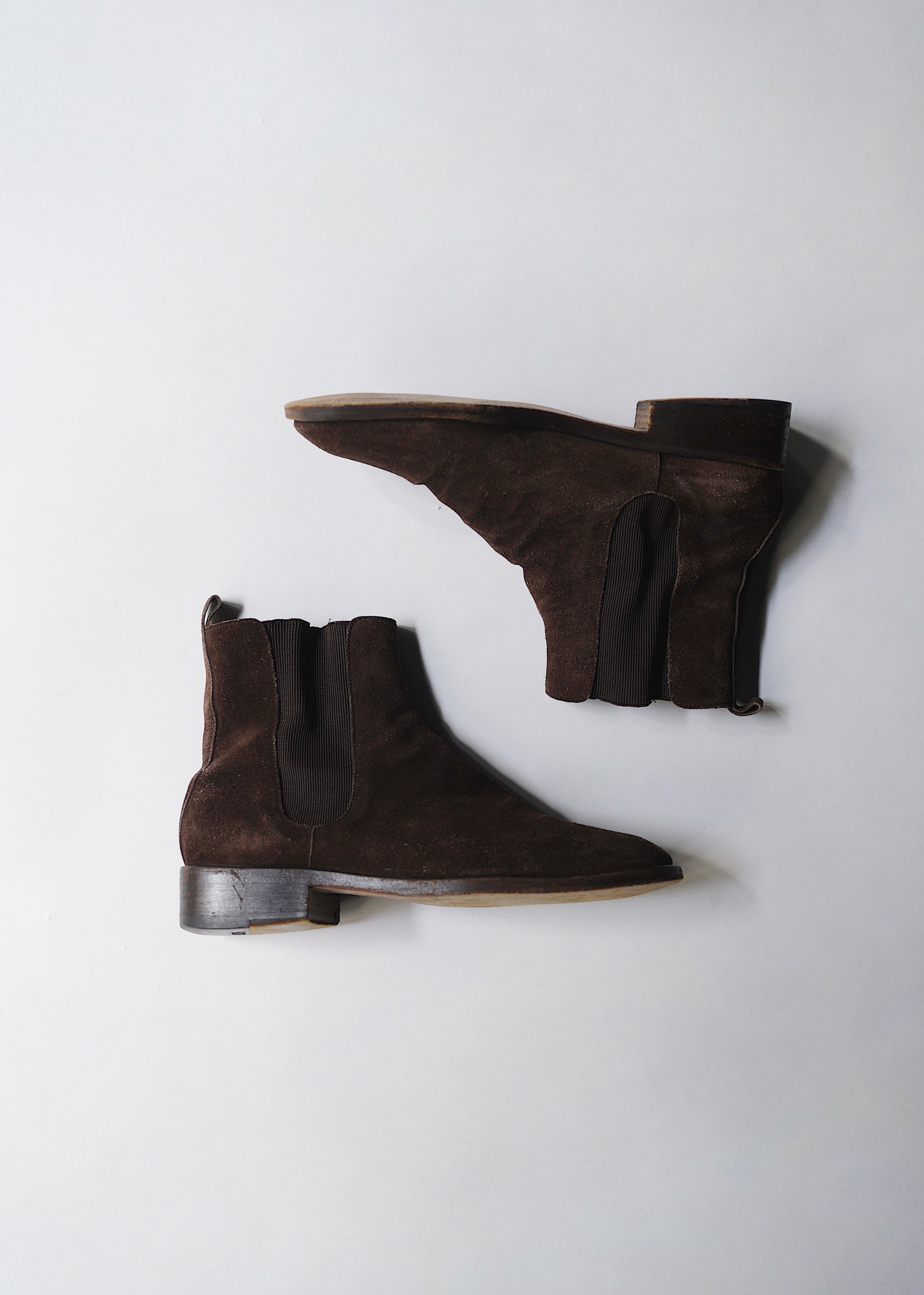 GUCCI by Tom Ford side gore suede boots