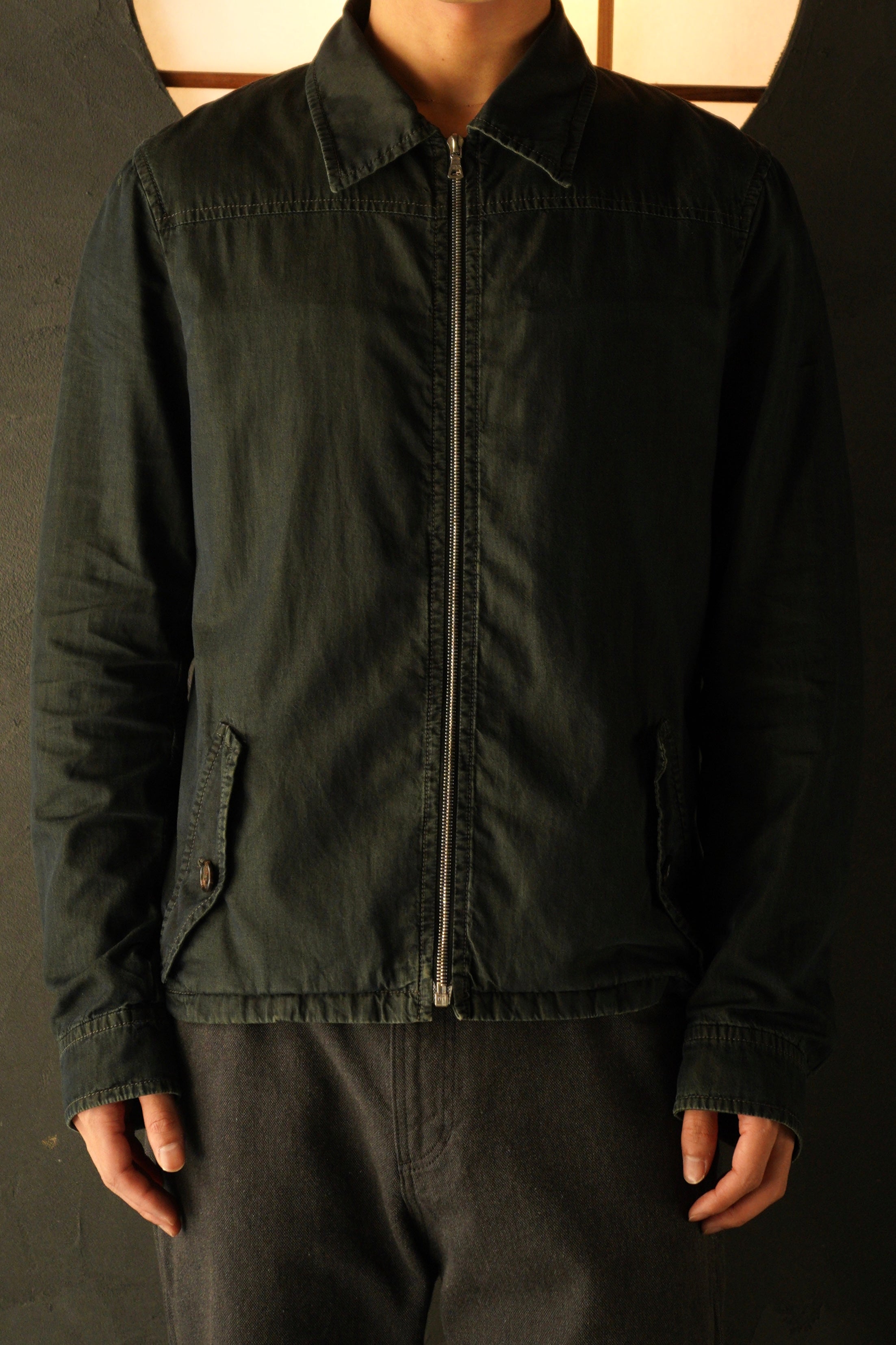 00's PRADA over dye drizzler jacket