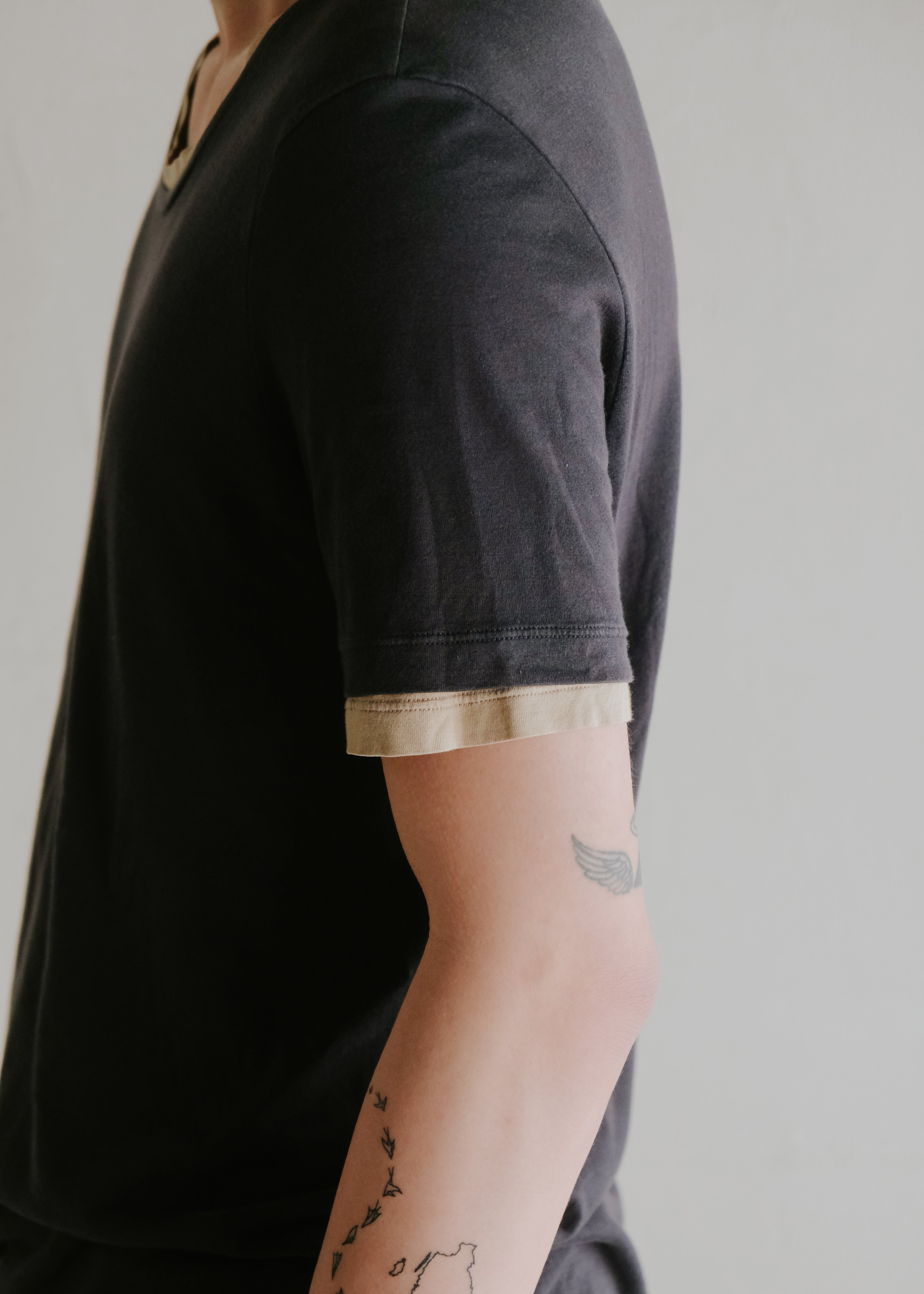 00-10's GUCCI layered S/S T shirt