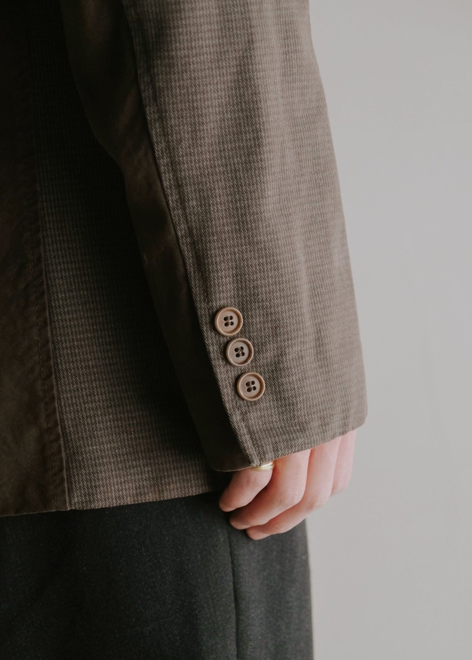 hussein chalayan 2B paneling tailored jacket