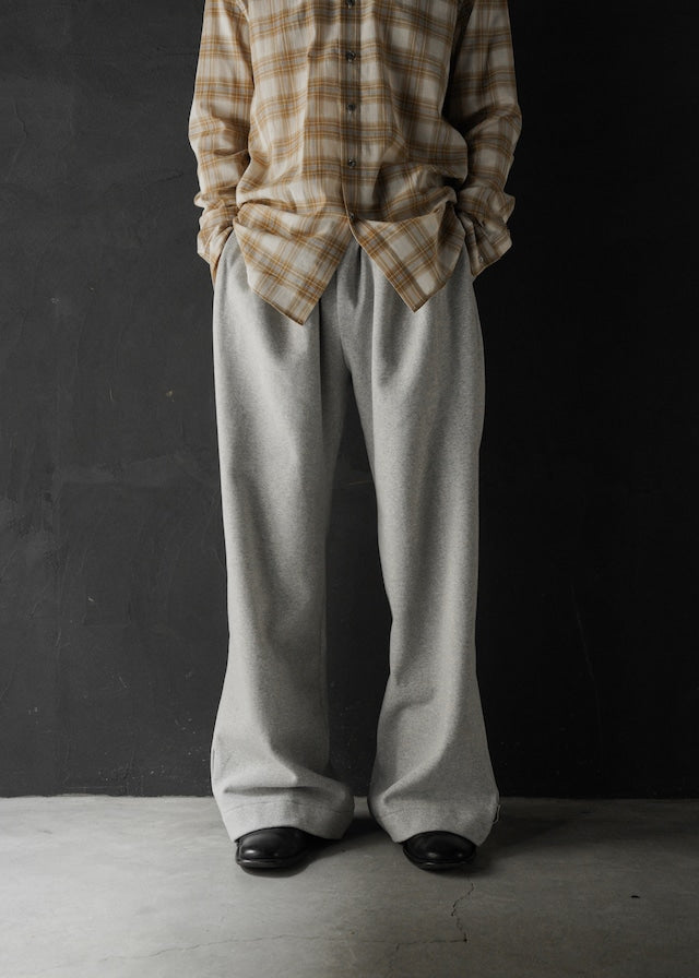 SHOOP 26SS wide draped pants / Gray