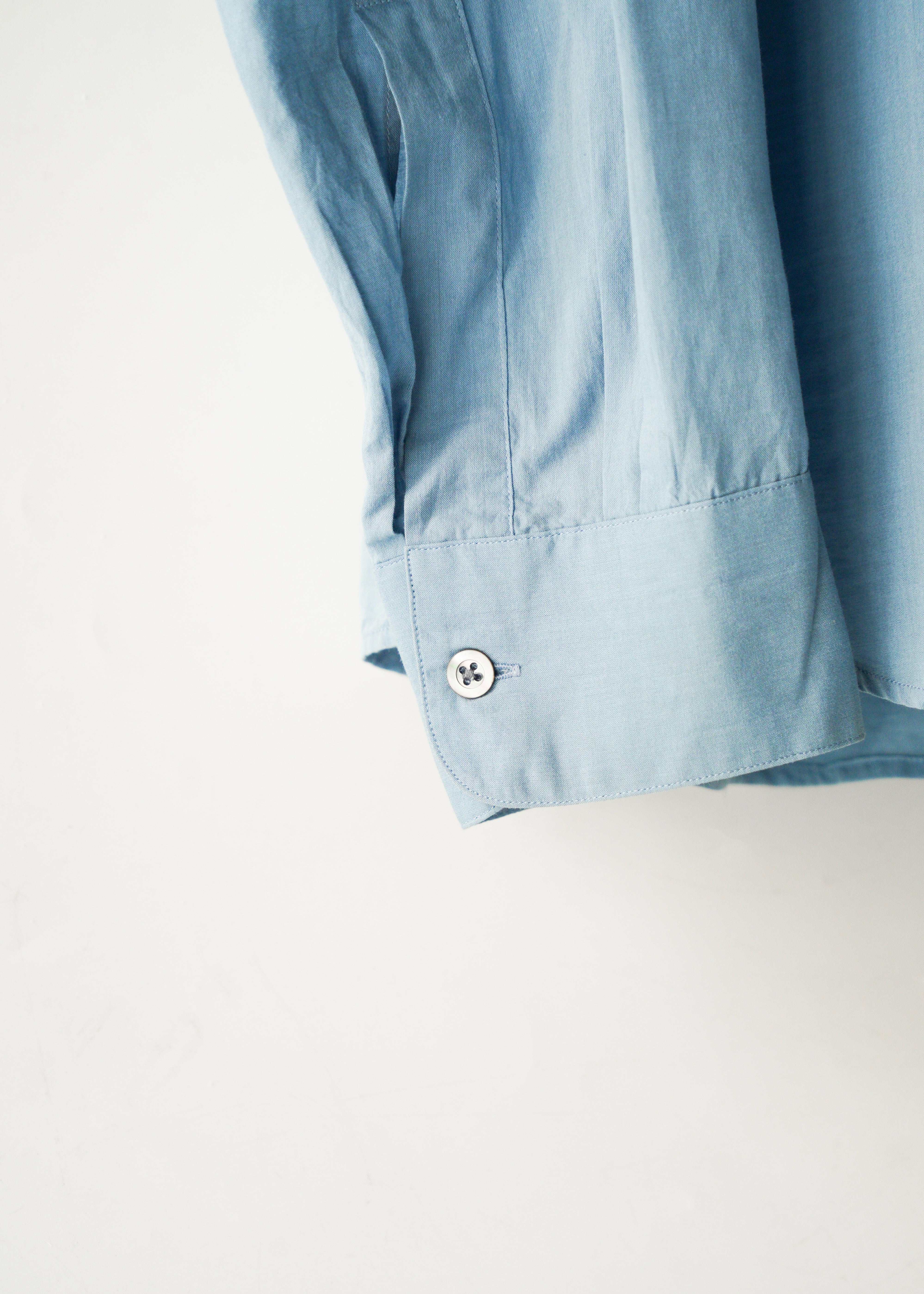 DRIES VAN NOTEN 13SS line color cotton shirt