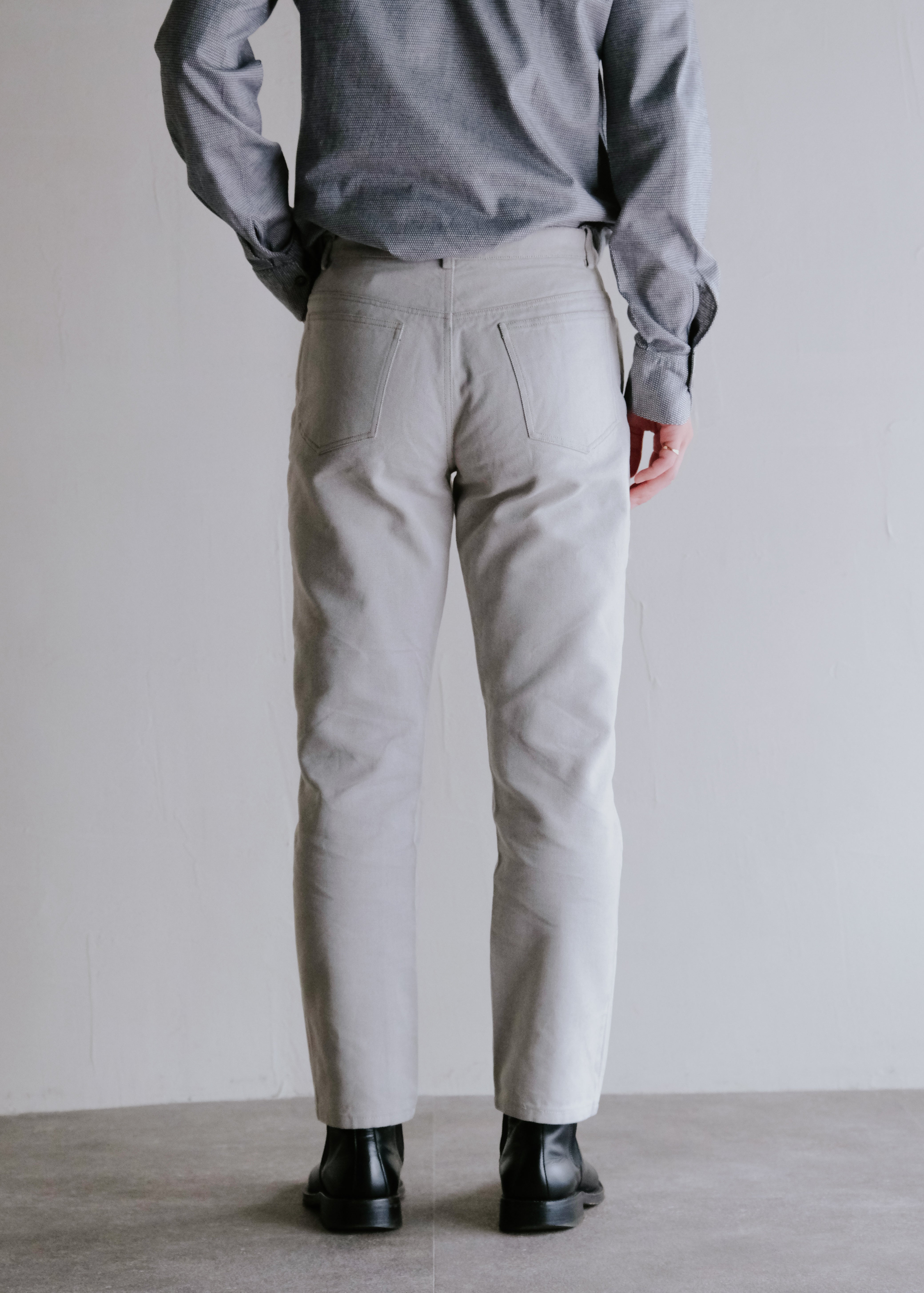 HERMÈS by Martin Margiela five pocket cotton pants