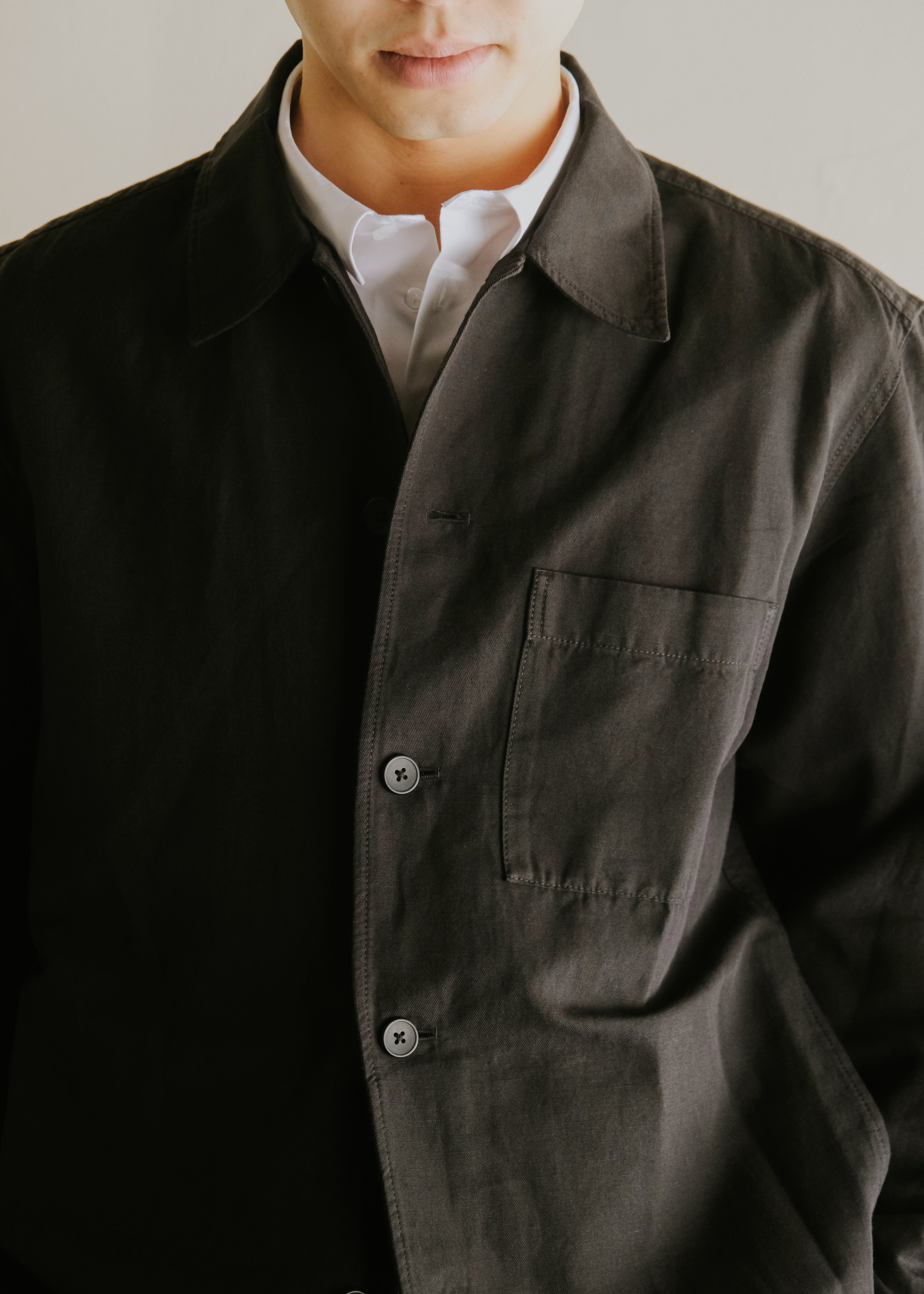 JEAN PAULKNOTT 26SS MEN'S WORKER JACKET / BLACK