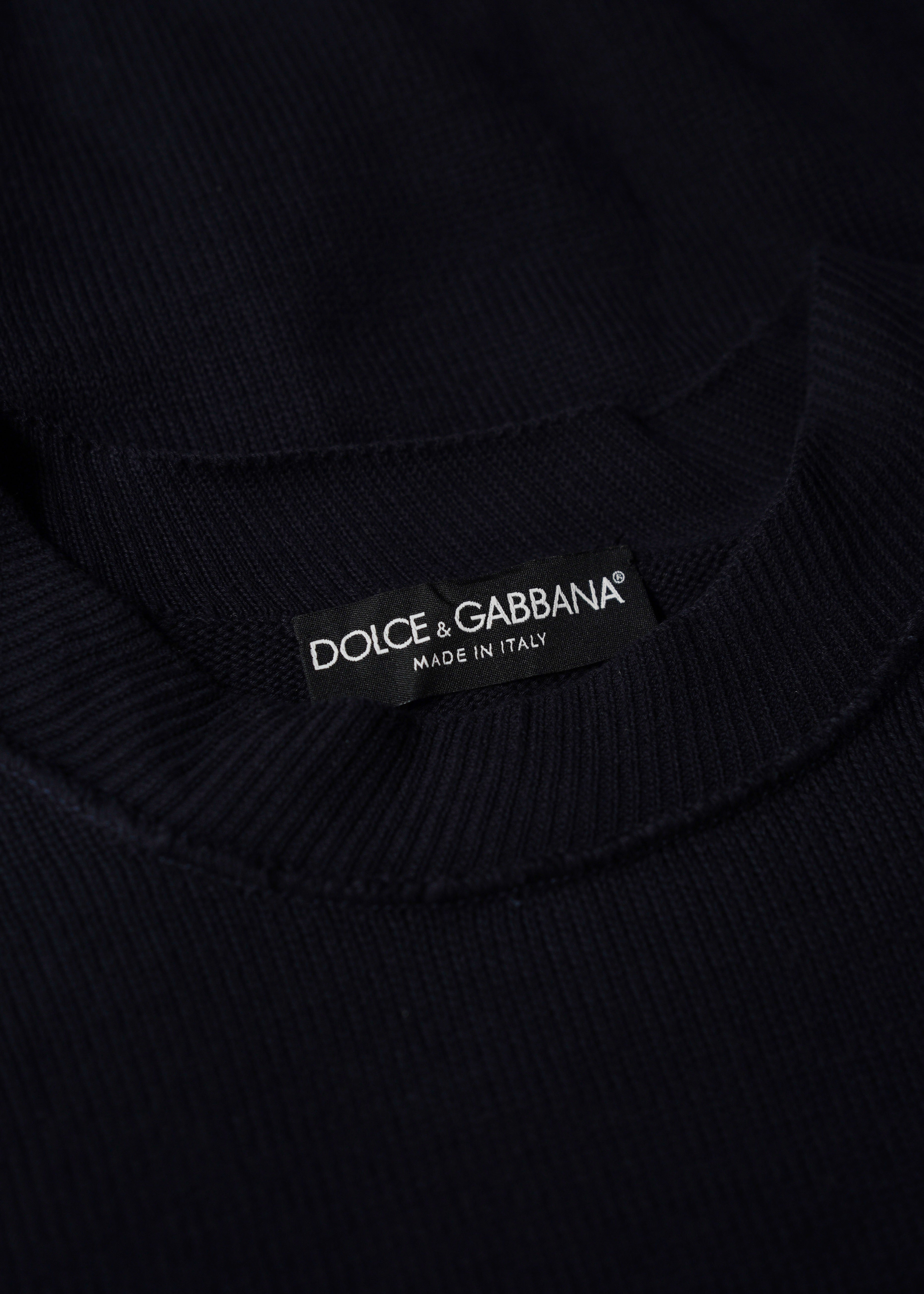 00's DOLCE & GABBANA cotton short sleeve knit