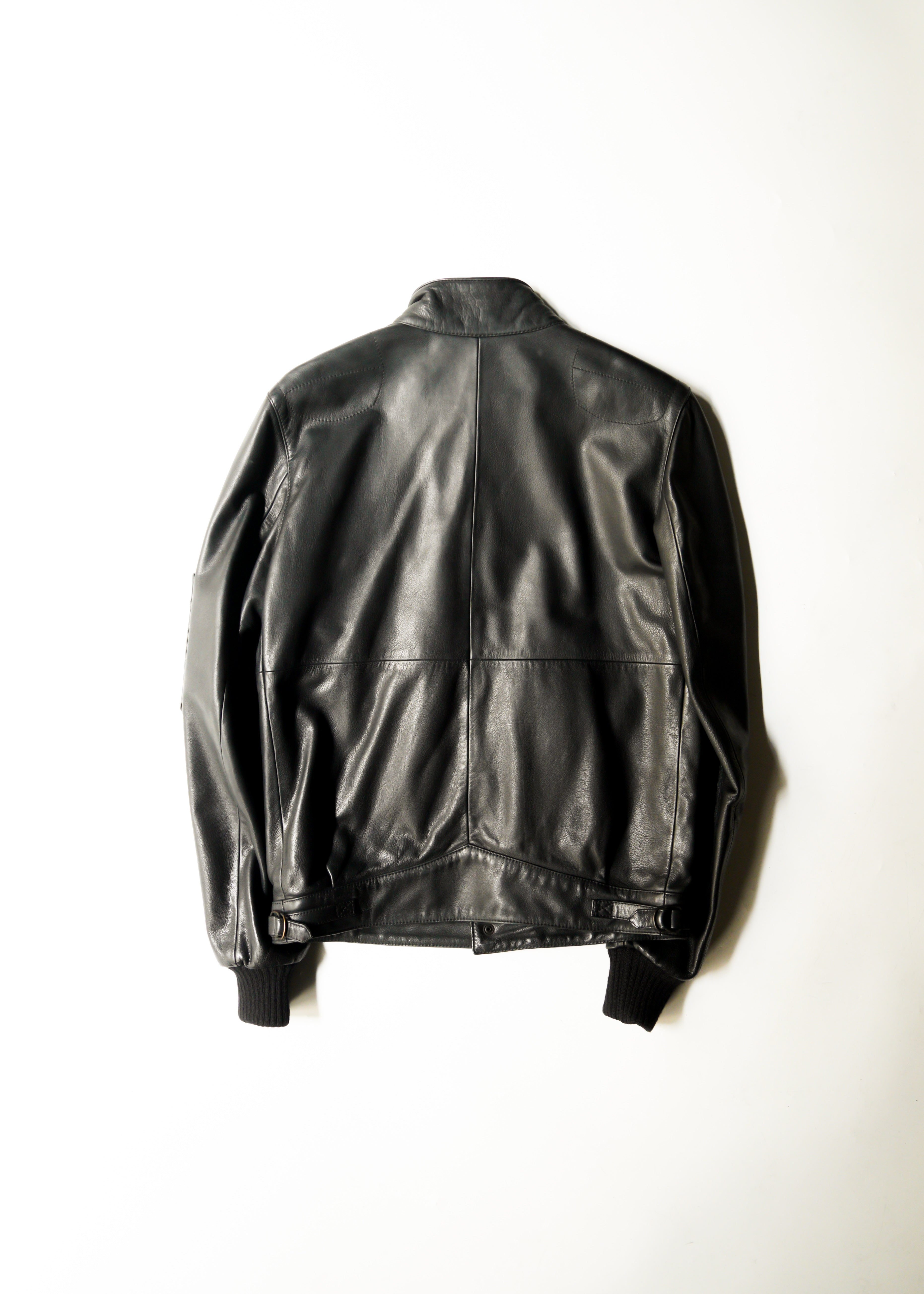 MARTIN MARGIELA 07AW multiple pockets single leather riders jacket