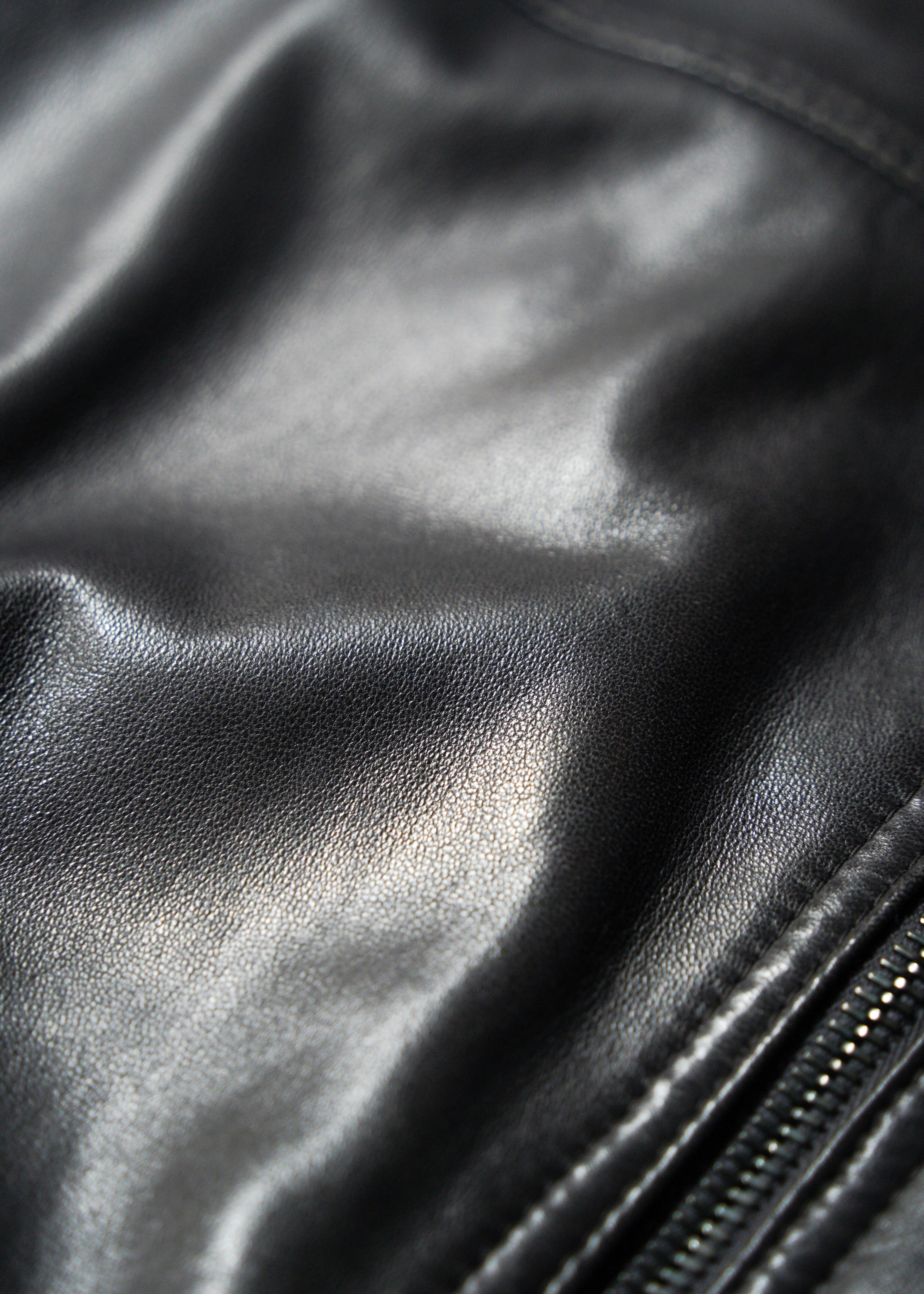 90’s Salvatore Ferragamo reversible single zip up leather jacket