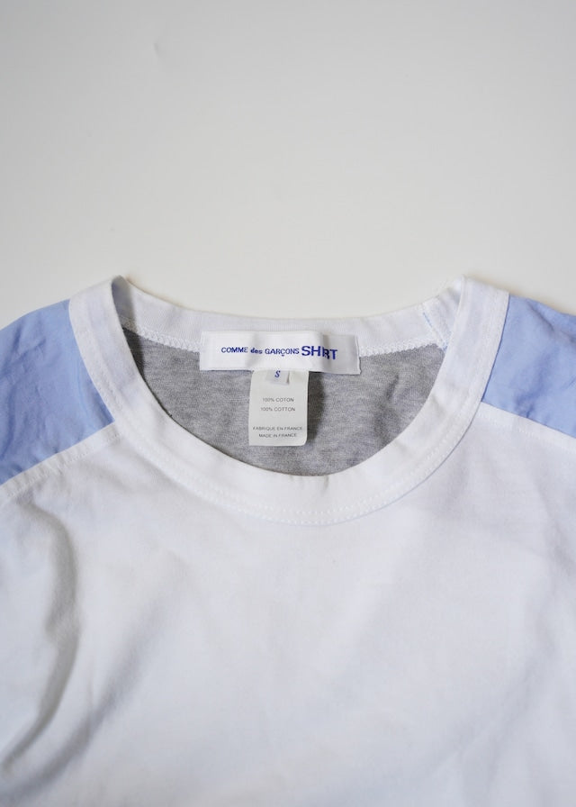 Comme des Garcons SHIRT 16SS cotton switching raglan t shirt