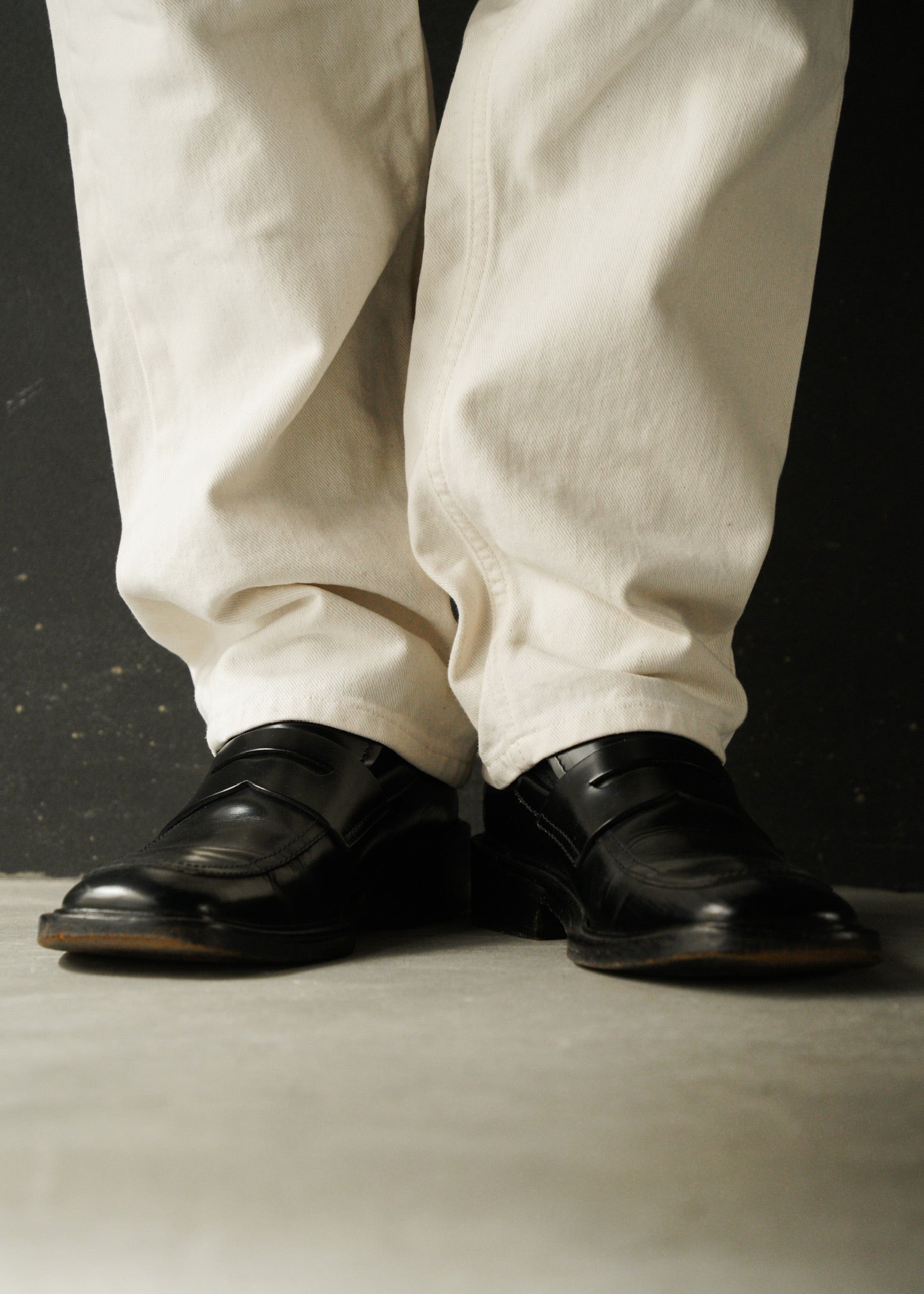 90’s-00’s Calvin Klein wide tapered cotton trousers