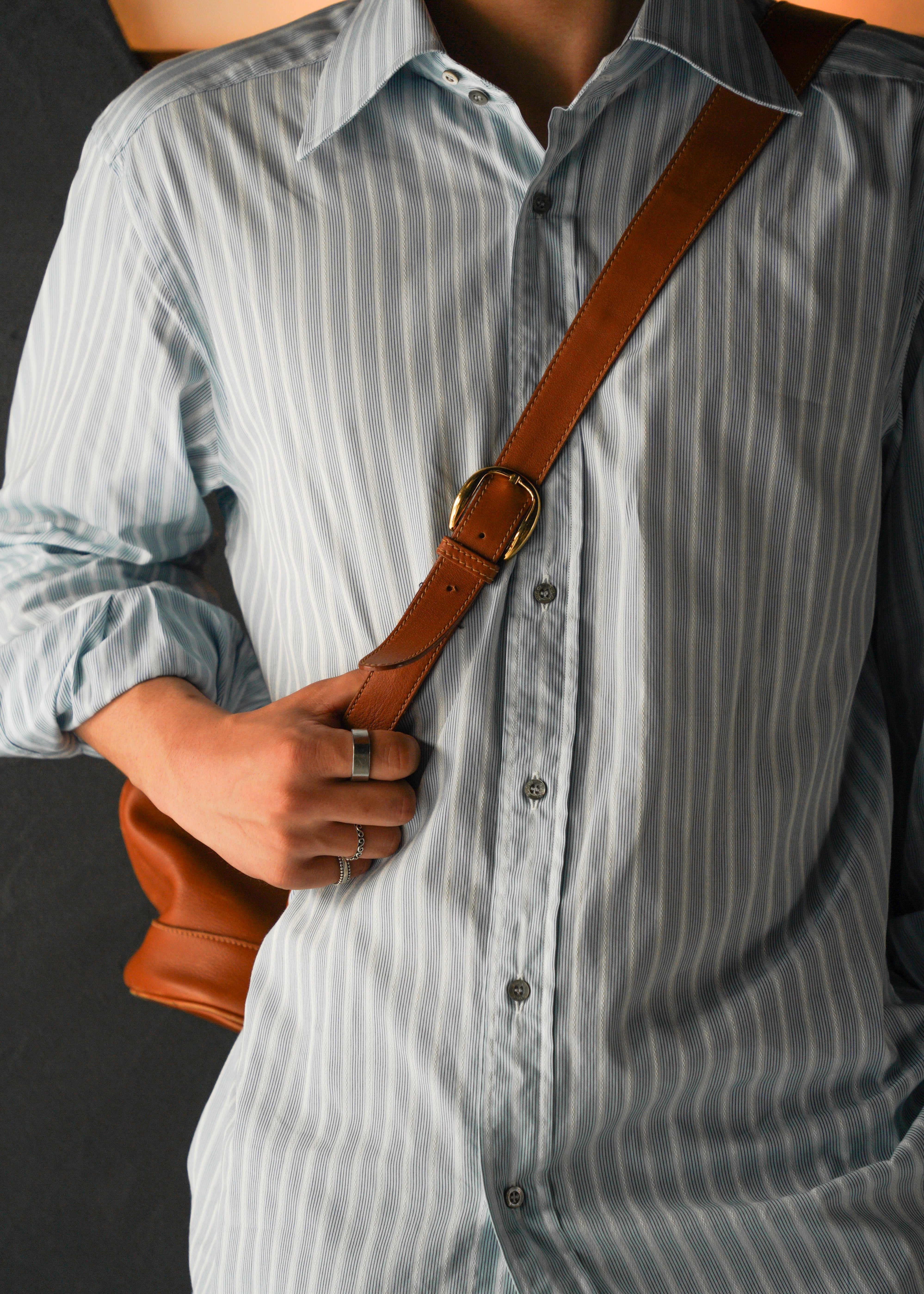 90’s GUCCI bamboo handle shoulder bag