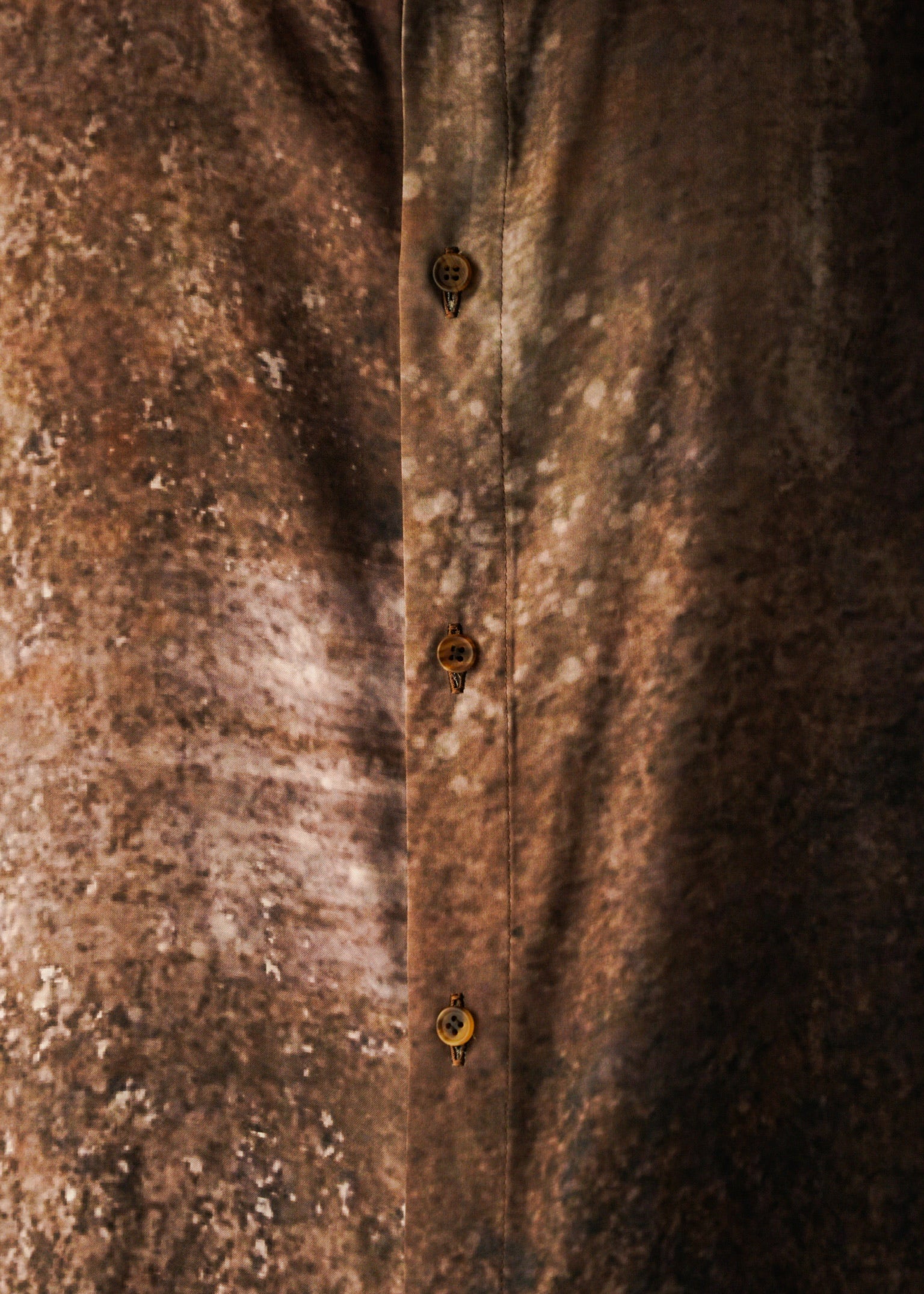 SASAKI SATORU 26SS short sleeve print shirt / Brown