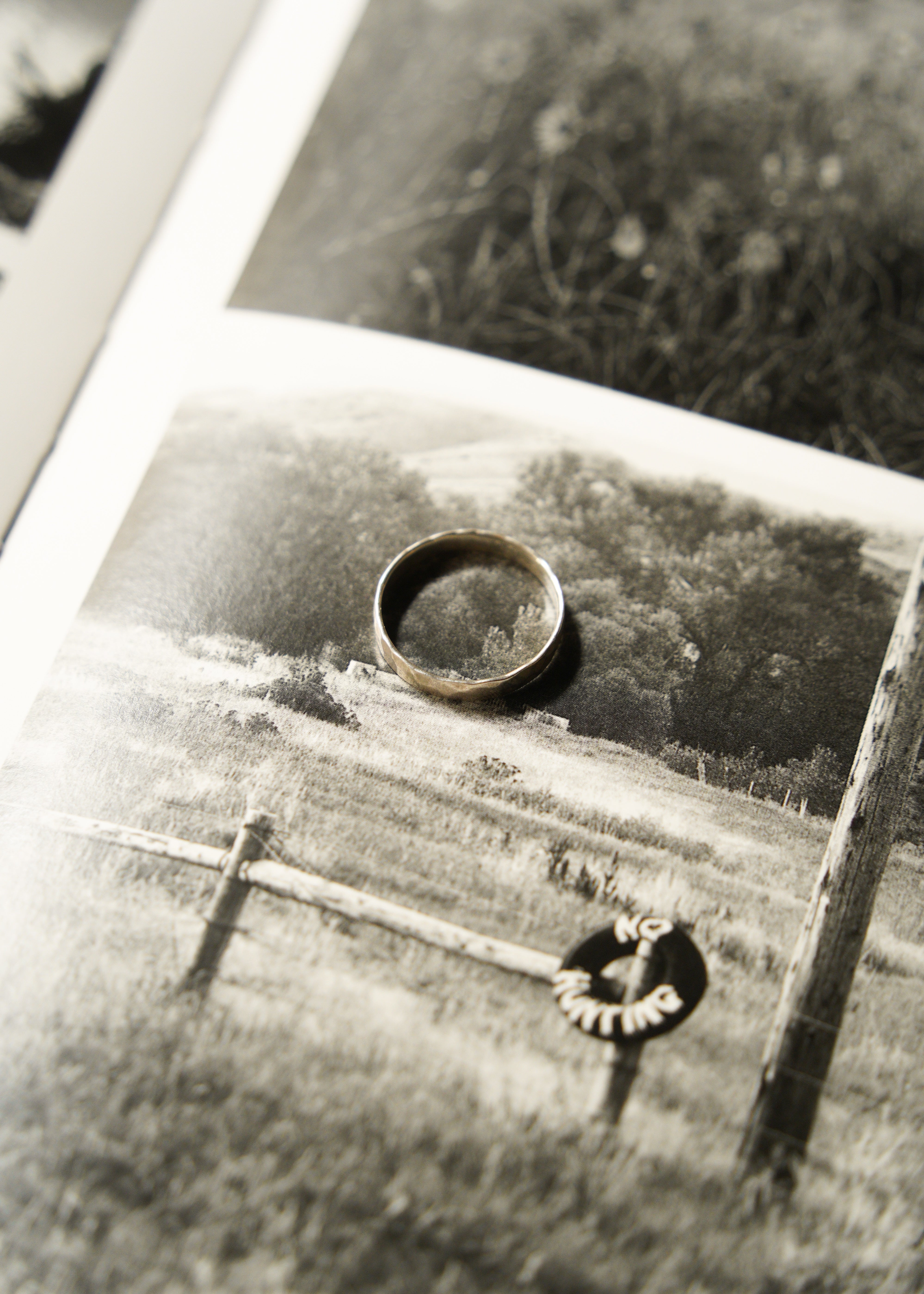 Hive design silver 925 ring