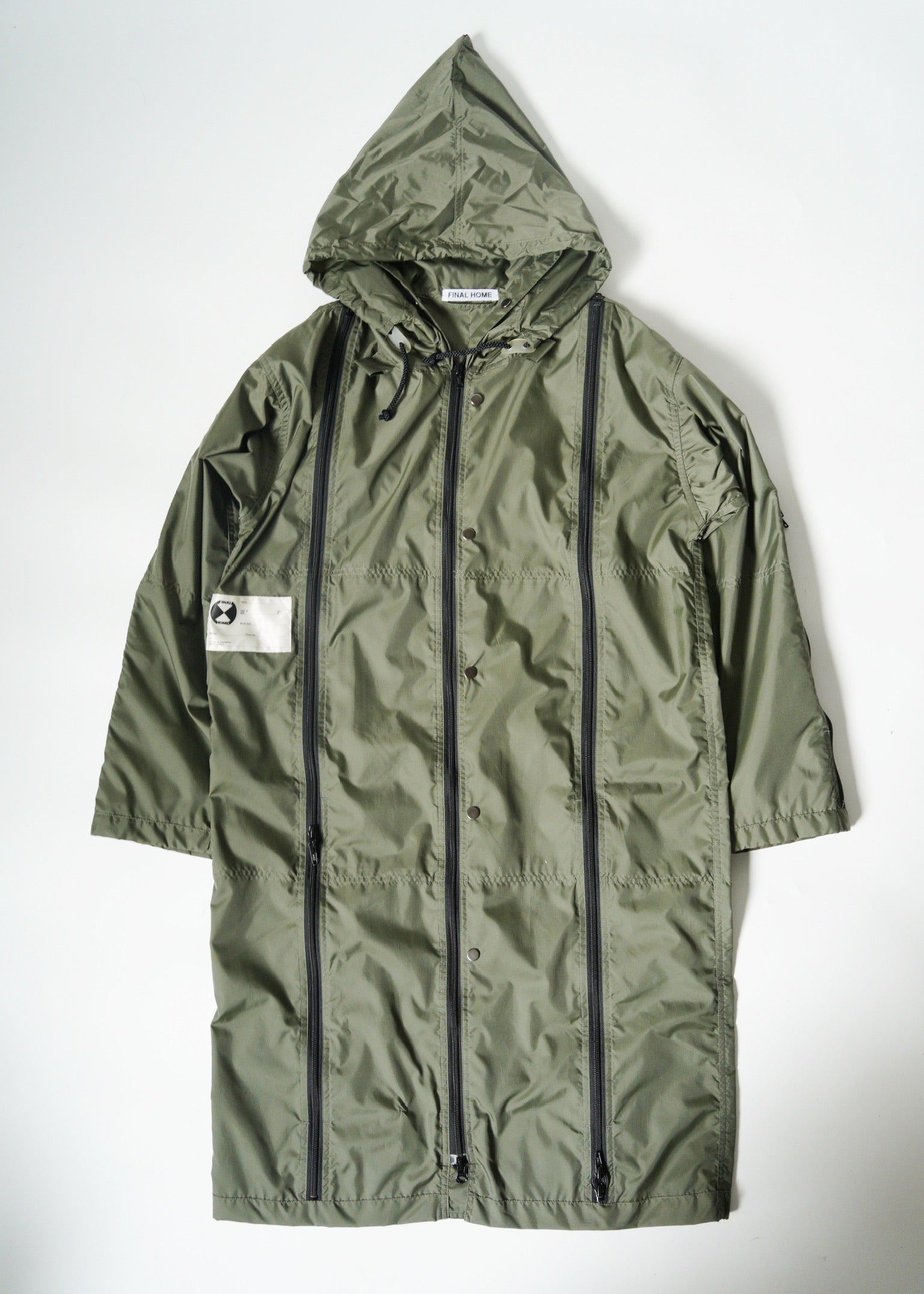 FINAL HOMME gimmick multiple zips nylon jacket