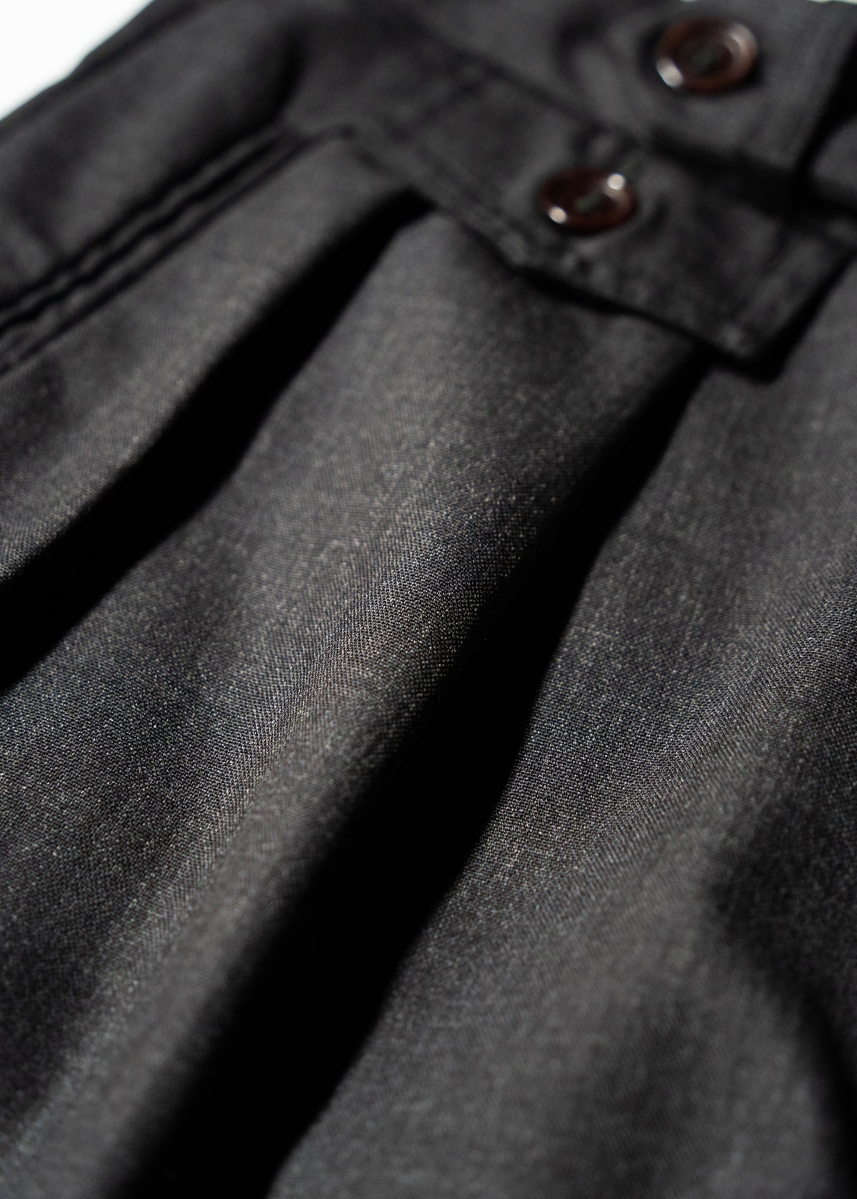 80-90’s EMPORIO ARMANI two tuck wool slacks