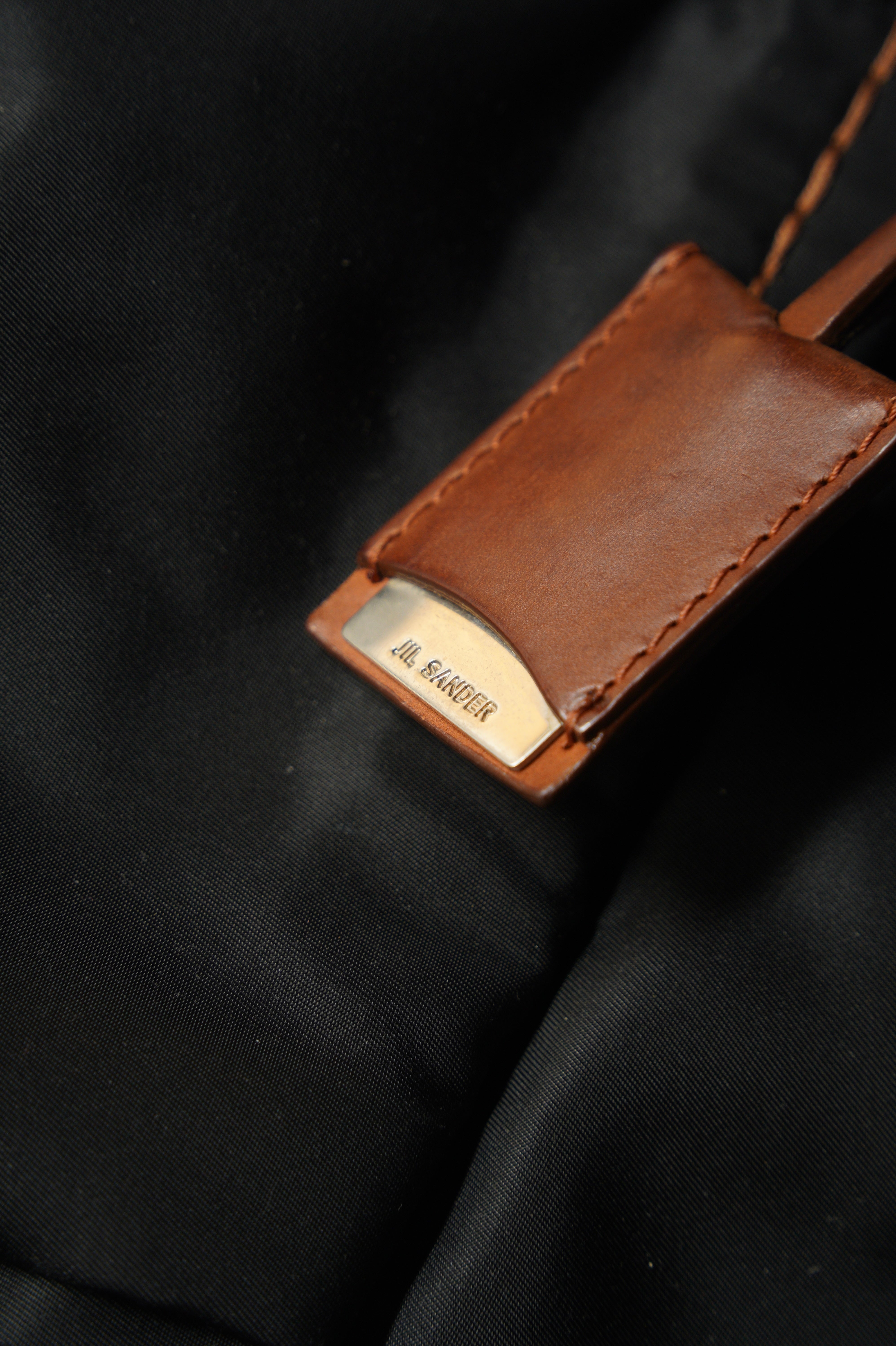 Jil sander 2 way nylon shoulder bag