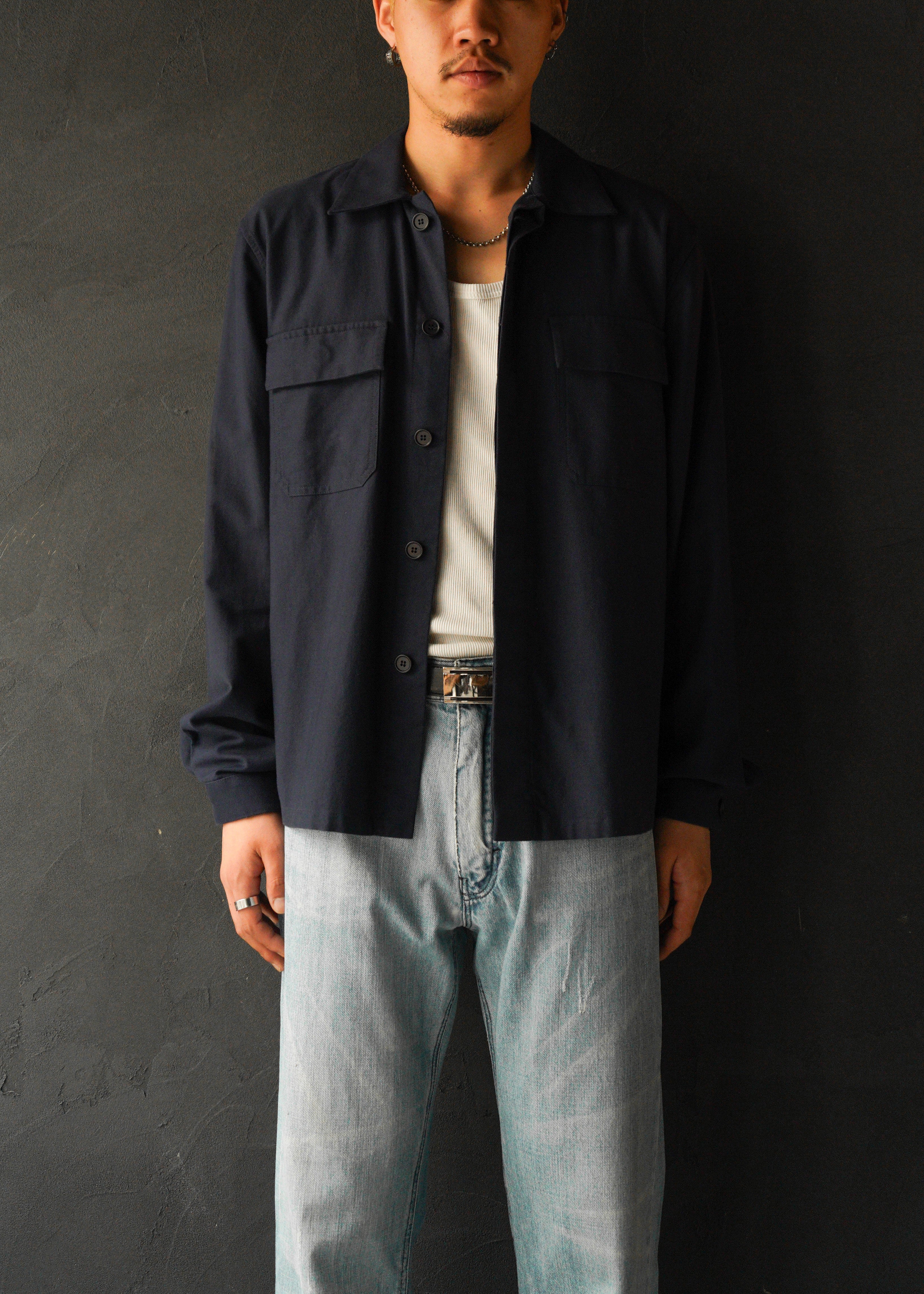 BOTTEGA VENETA 2019 PRE FALL fly front cotton jacket
